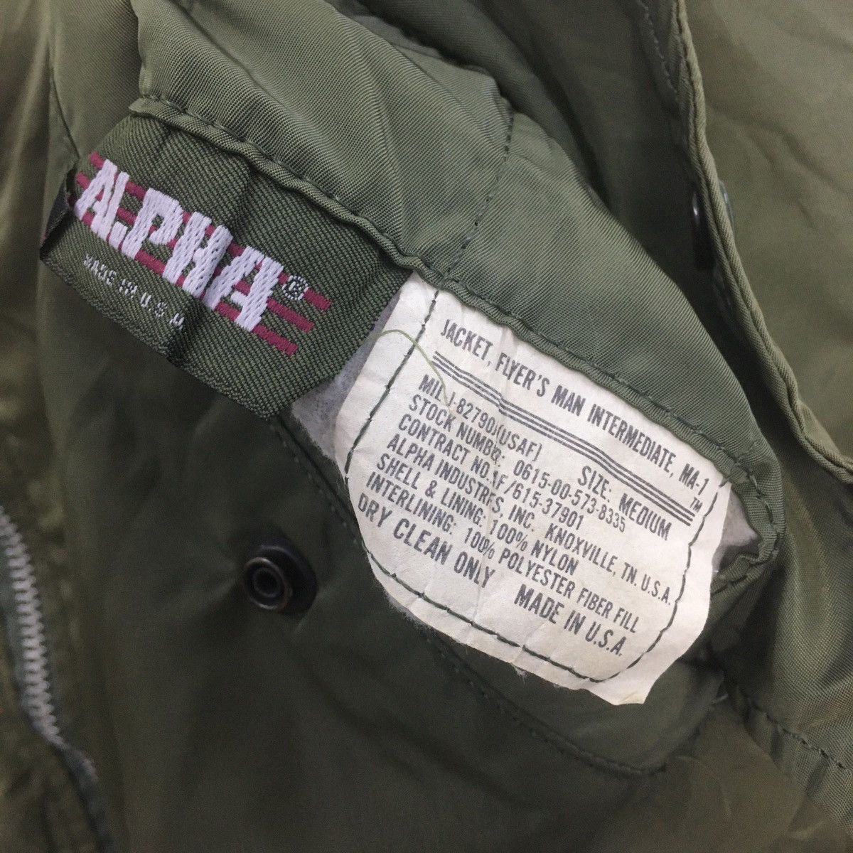 Alpha Industries × Avirex Vintage Alpha Industry MA-1 Jacket Size US M / EU 48-50 / 2 - 2 Thumbnail