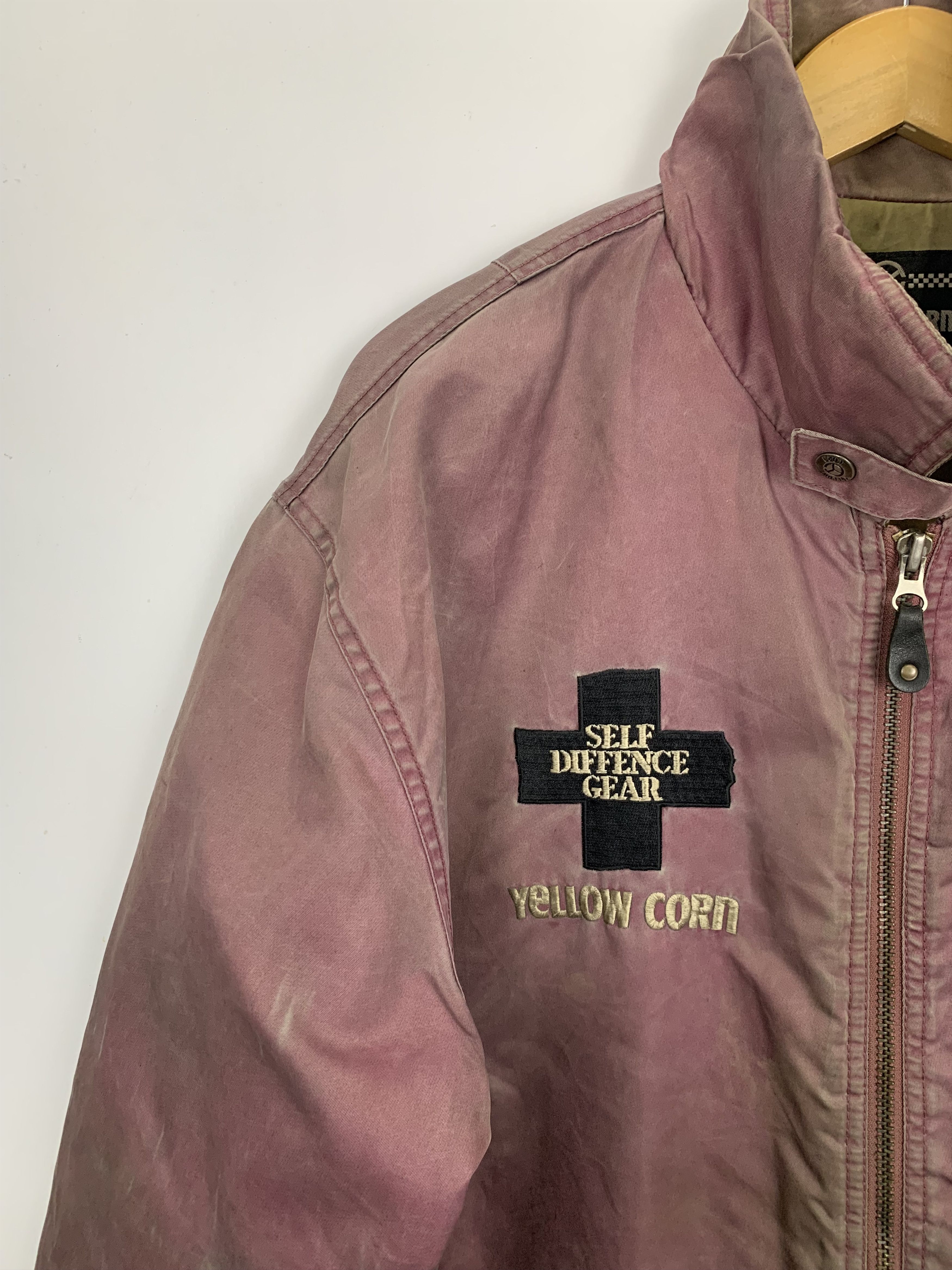 Vintage × YELLOW CORN Vintage Sun Faded Yellow Corn Sledge Hammer Racing Jacket Size US M / EU 48-50 / 2 - 7 Thumbnail