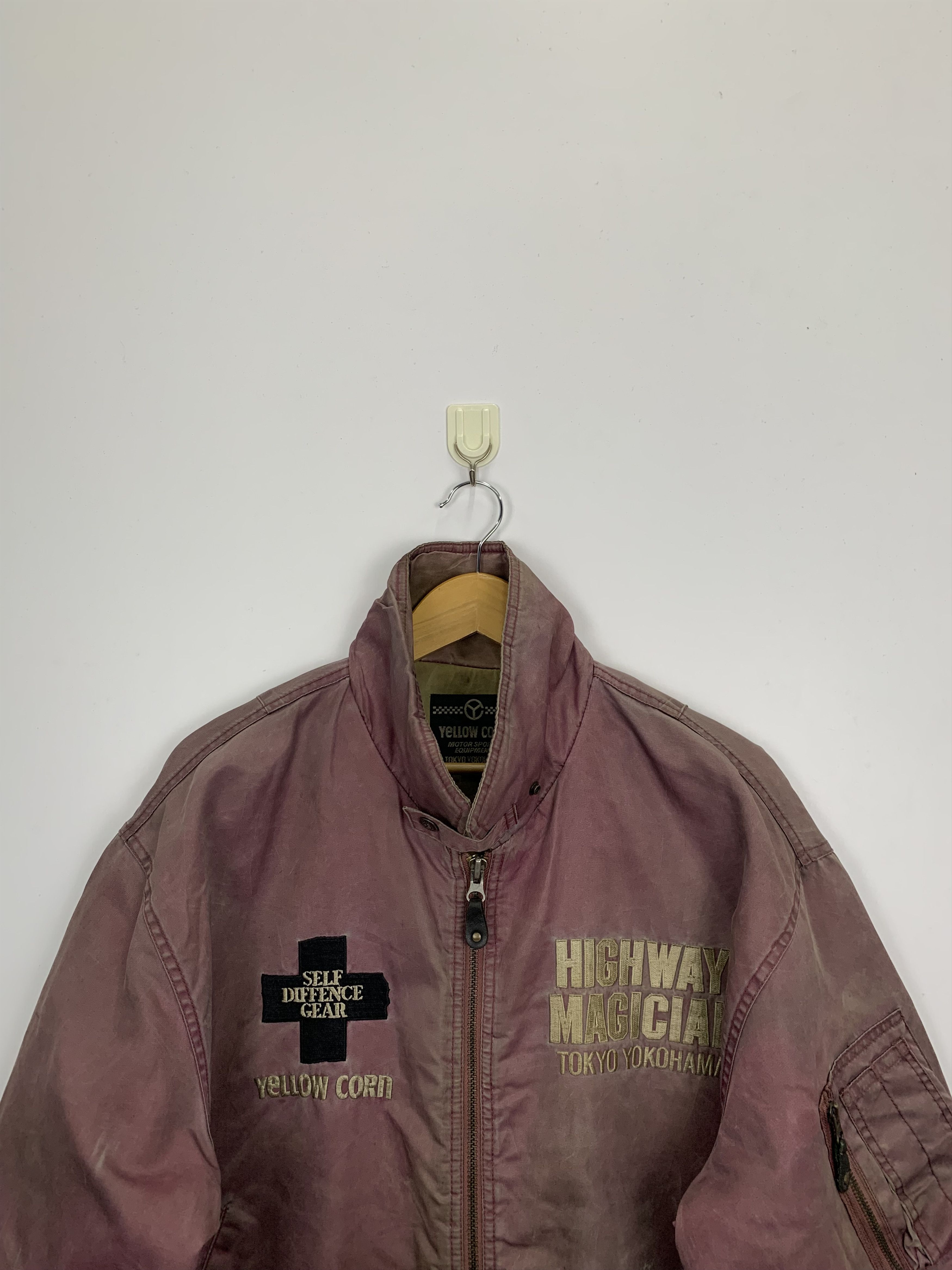 Vintage × YELLOW CORN Vintage Sun Faded Yellow Corn Sledge Hammer Racing Jacket Size US M / EU 48-50 / 2 - 3 Thumbnail