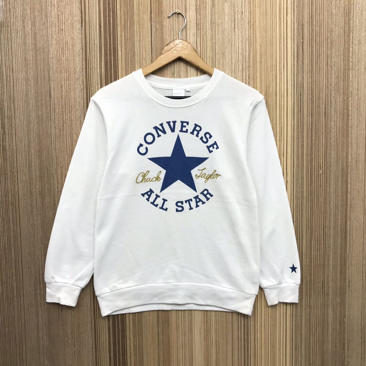 Converse × Japanese Brand × Vintage Vintage Converse Big Logo All Star Sweatshirt Size US XS / EU 42 / 0 - 1 Thumbnail