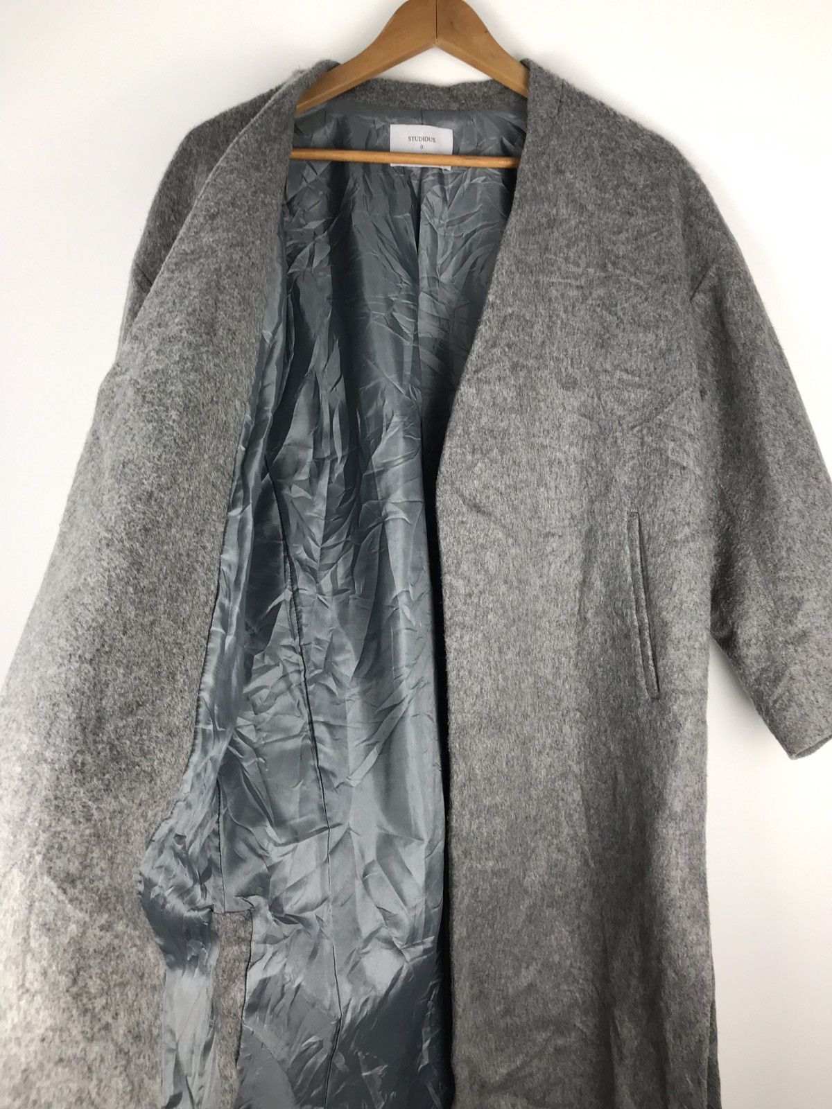 Designer × Japanese Brand × STUDIOUS Studious wool heavy long coat Armpit 23.5’ x40 Size US M / EU 48-50 / 2 - 1 Thumbnail