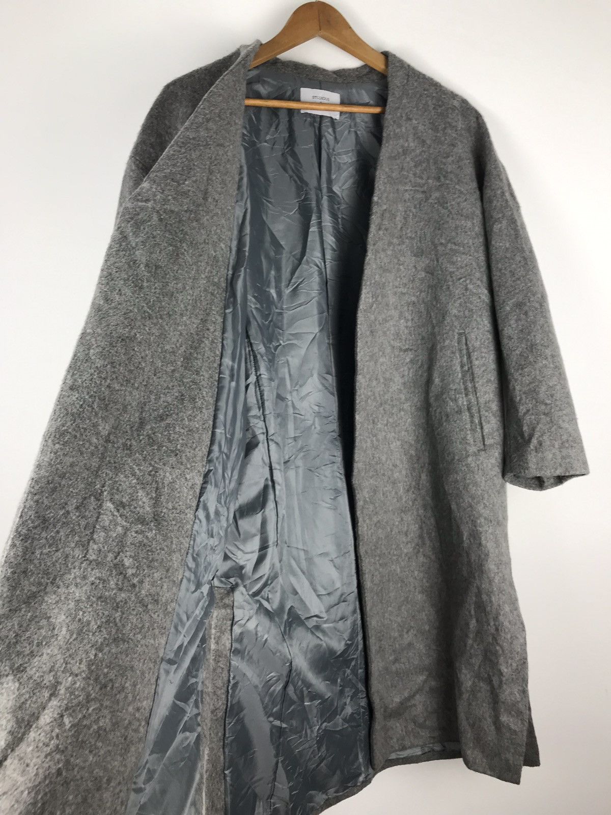 Designer × Japanese Brand × STUDIOUS Studious wool heavy long coat Armpit 23.5’ x40 Size US M / EU 48-50 / 2 - 9 Thumbnail