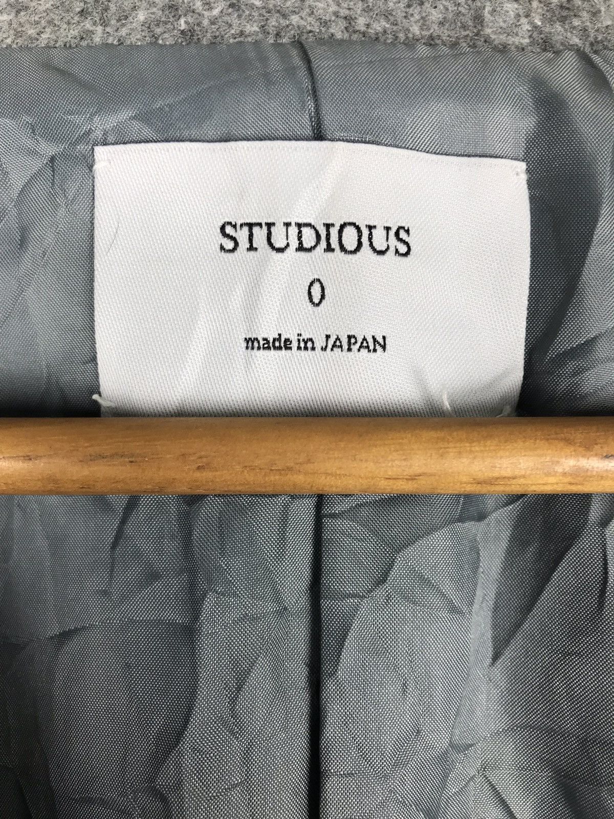 Designer × Japanese Brand × STUDIOUS Studious wool heavy long coat Armpit 23.5’ x40 Size US M / EU 48-50 / 2 - 3 Thumbnail