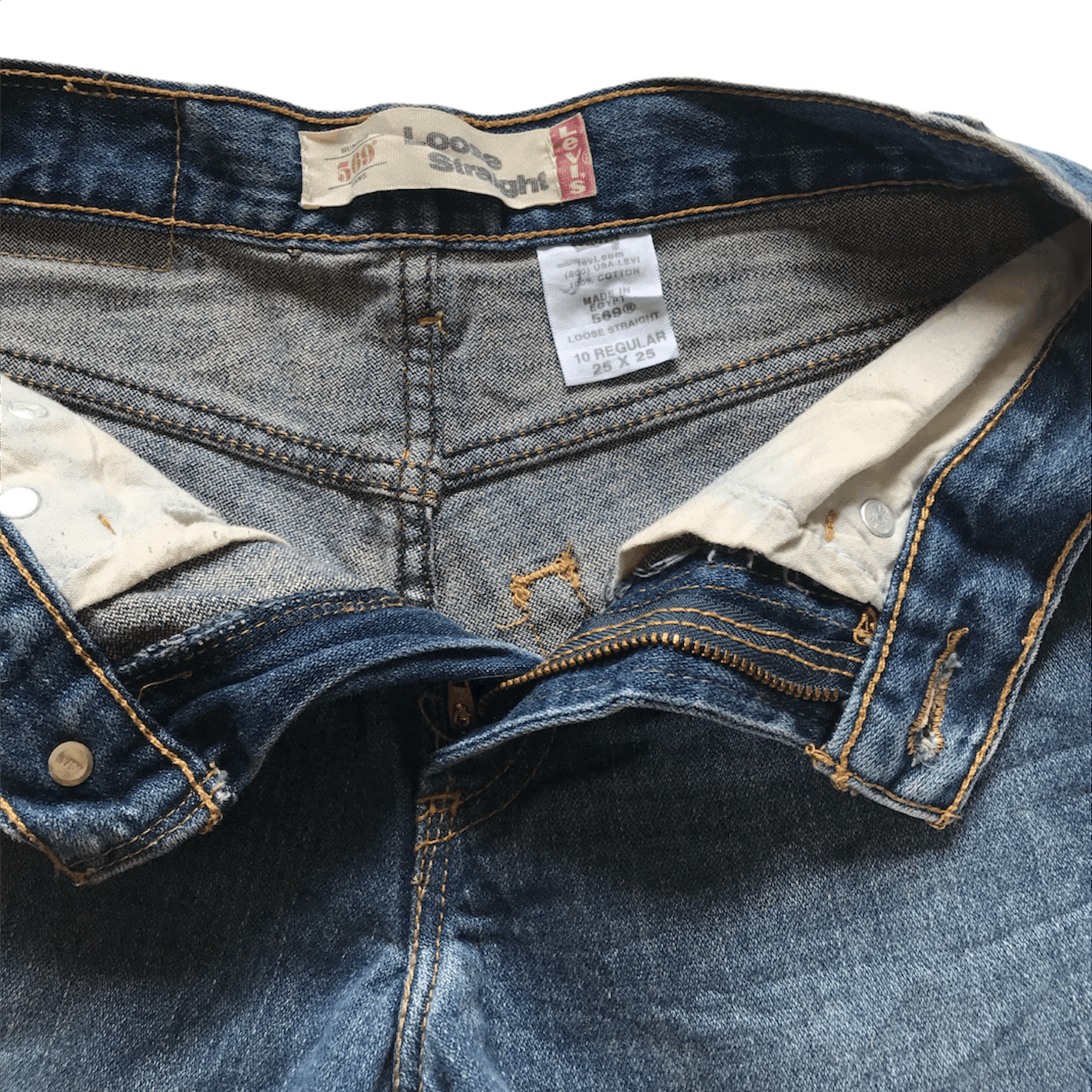 Levi's × Levi's Vintage Clothing × Vintage Vintage Distressed Denim Levi’s Cutoff Jeans Shorts Size US 27 - 4 Thumbnail
