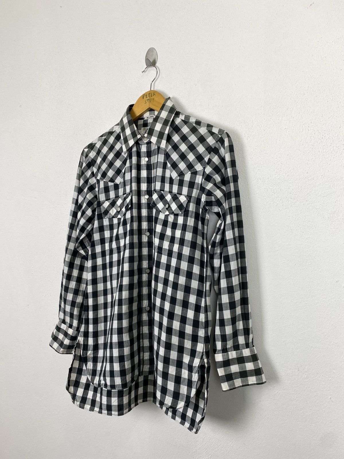 Flannel × Japanese Brand × Vintage TARTAN DESIGN SHIRT BUTTON UPS BY IWASAKI YOKOHAMA Size US M / EU 48-50 / 2 - 2 Thumbnail