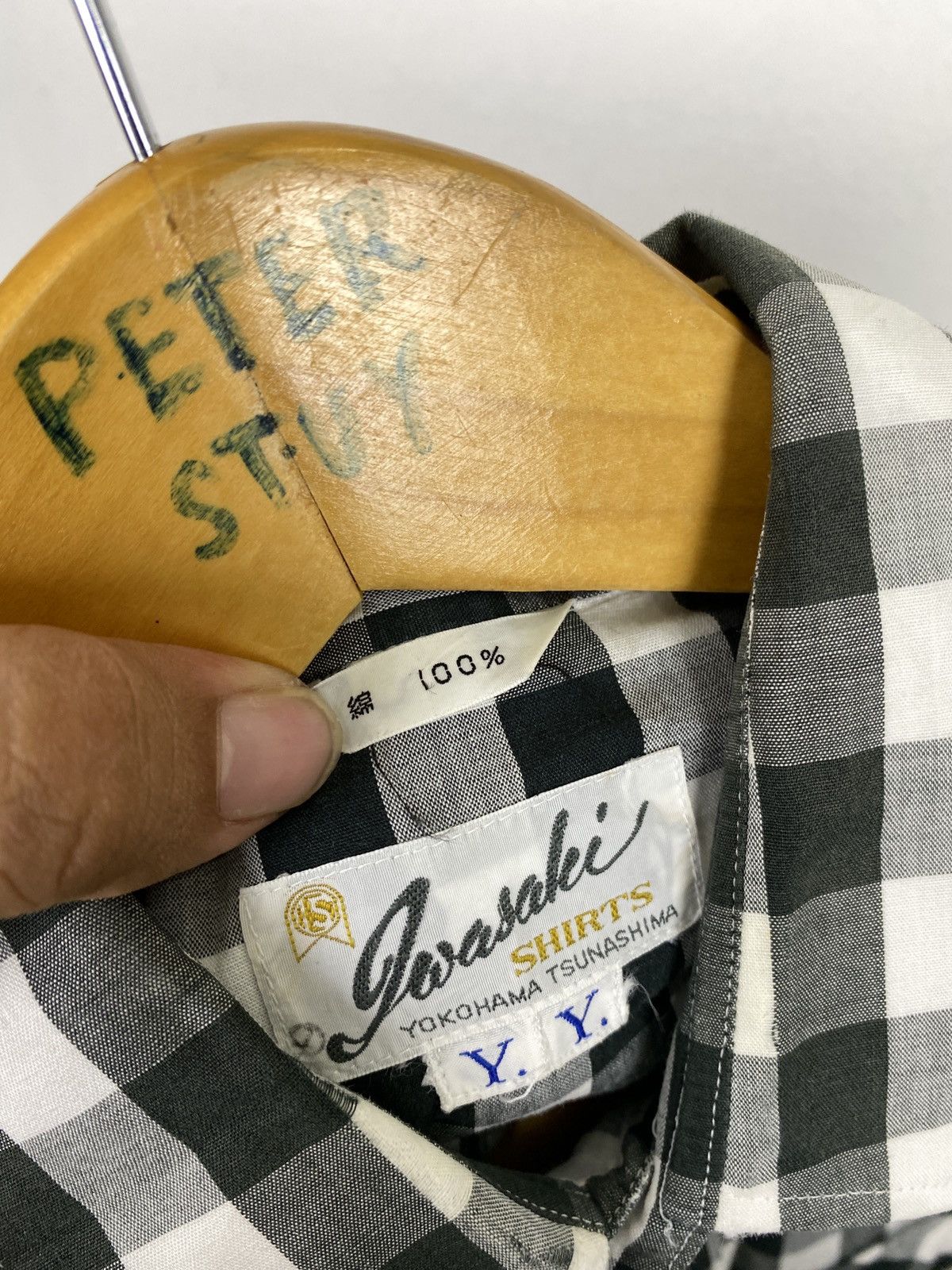 Flannel × Japanese Brand × Vintage TARTAN DESIGN SHIRT BUTTON UPS BY IWASAKI YOKOHAMA Size US M / EU 48-50 / 2 - 8 Thumbnail