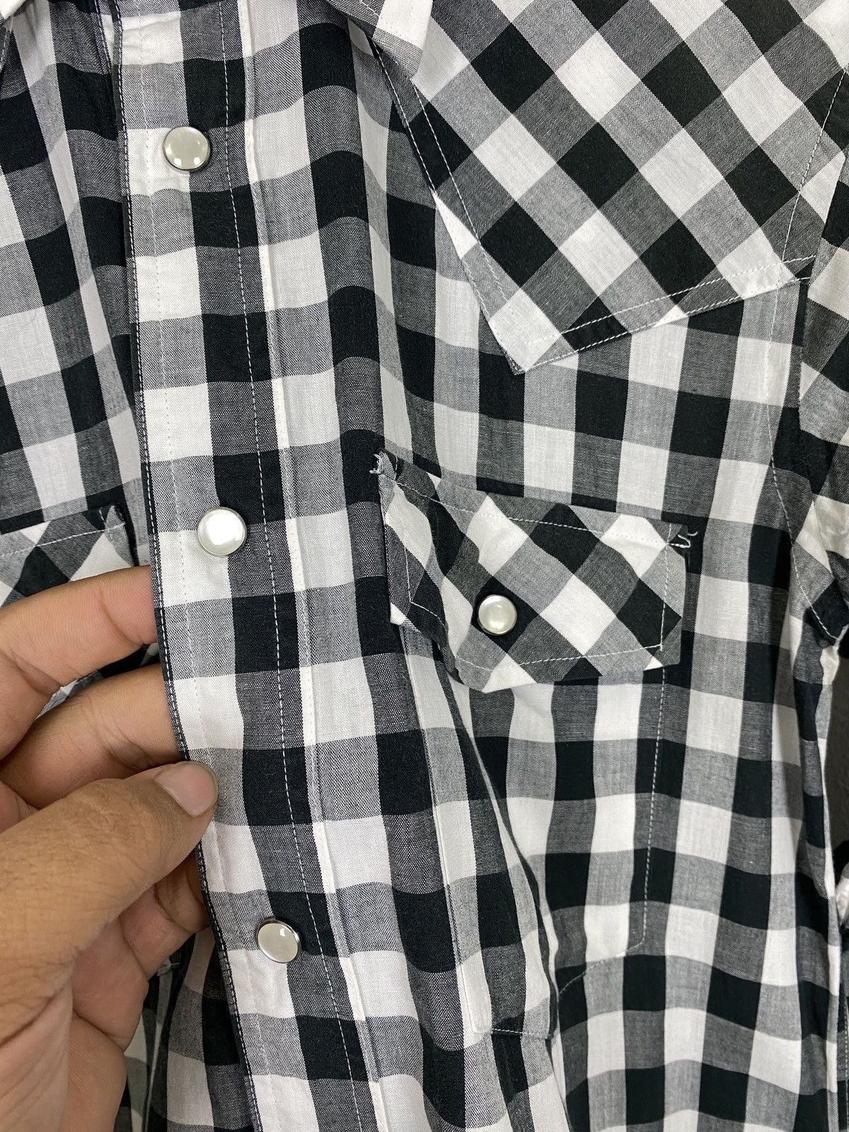 Flannel × Japanese Brand × Vintage TARTAN DESIGN SHIRT BUTTON UPS BY IWASAKI YOKOHAMA Size US M / EU 48-50 / 2 - 4 Thumbnail