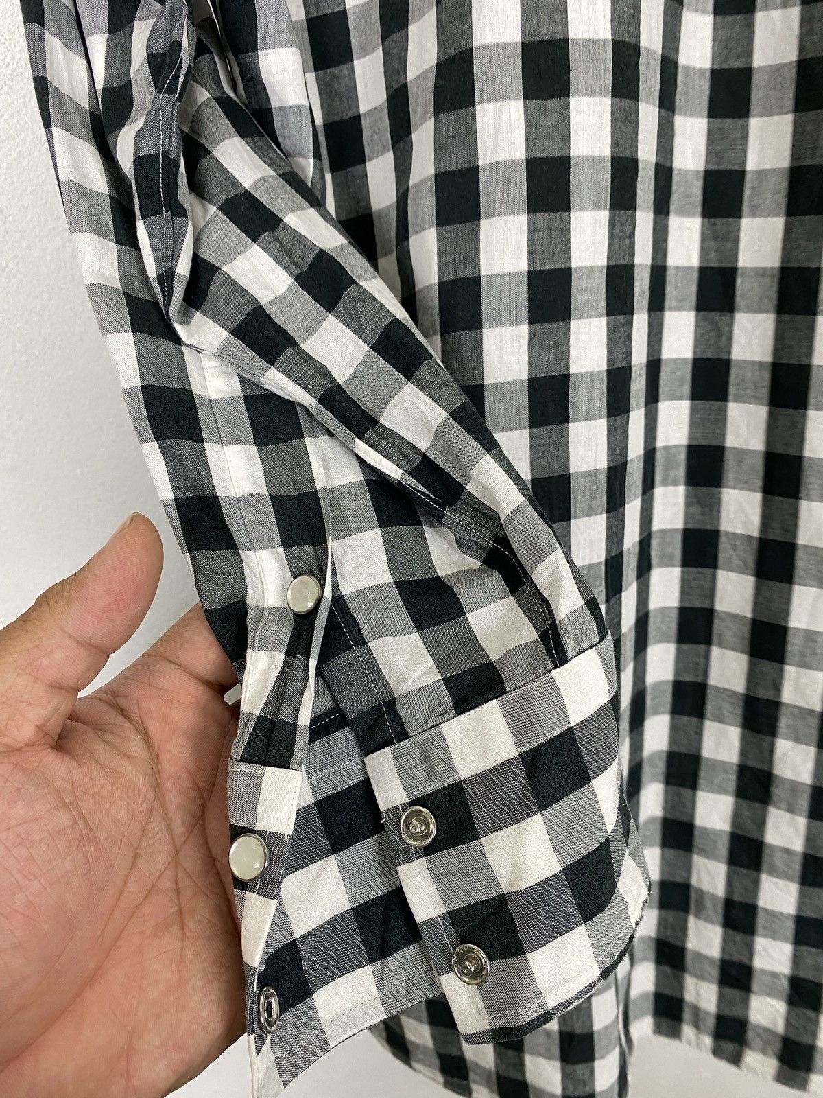 Flannel × Japanese Brand × Vintage TARTAN DESIGN SHIRT BUTTON UPS BY IWASAKI YOKOHAMA Size US M / EU 48-50 / 2 - 7 Thumbnail