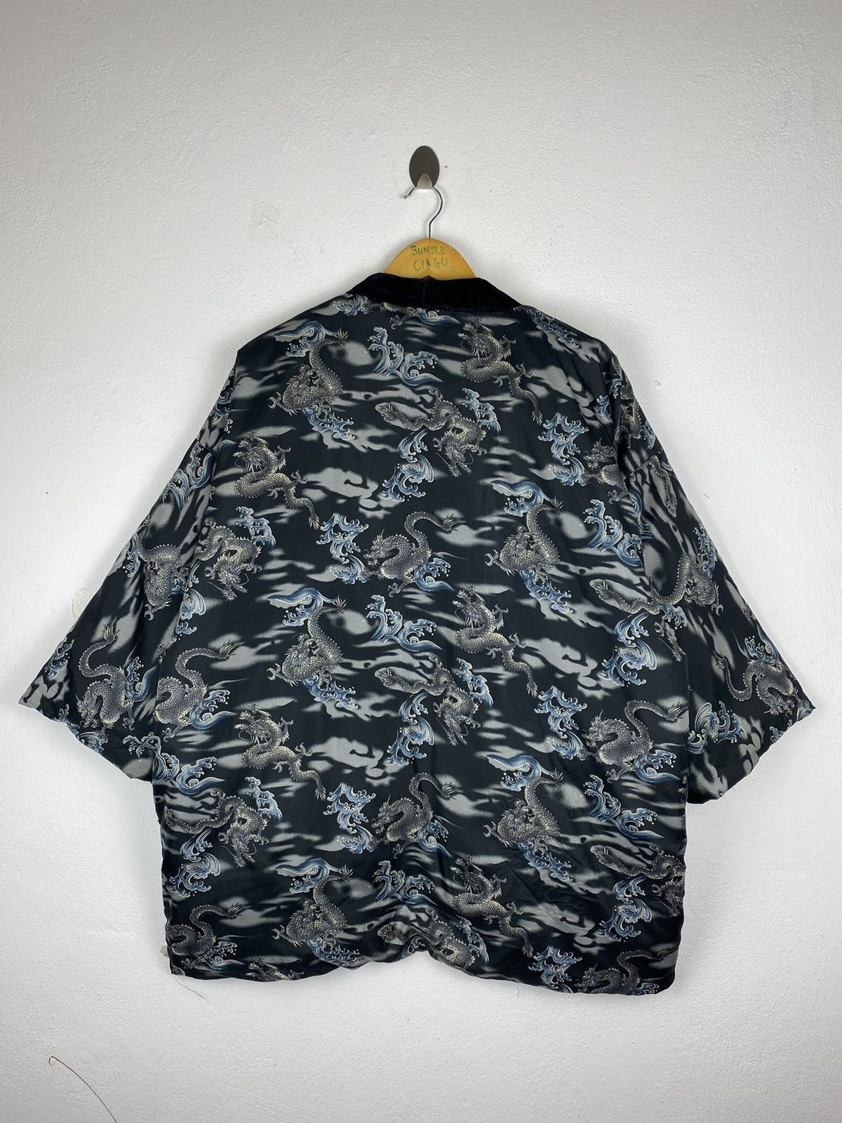 Japanese Brand × Vintage Nylon Kimono Japanese Dragon Style Size US L / EU 52-54 / 3 - 4 Thumbnail