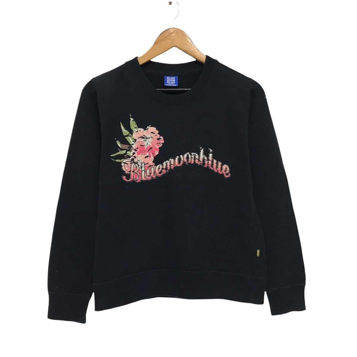 Japanese Brand Vintage Blue Moon Blue Surf Hawaii Design Sweatshirt Size US S / EU 44-46 / 1 - 2 Thumbnail