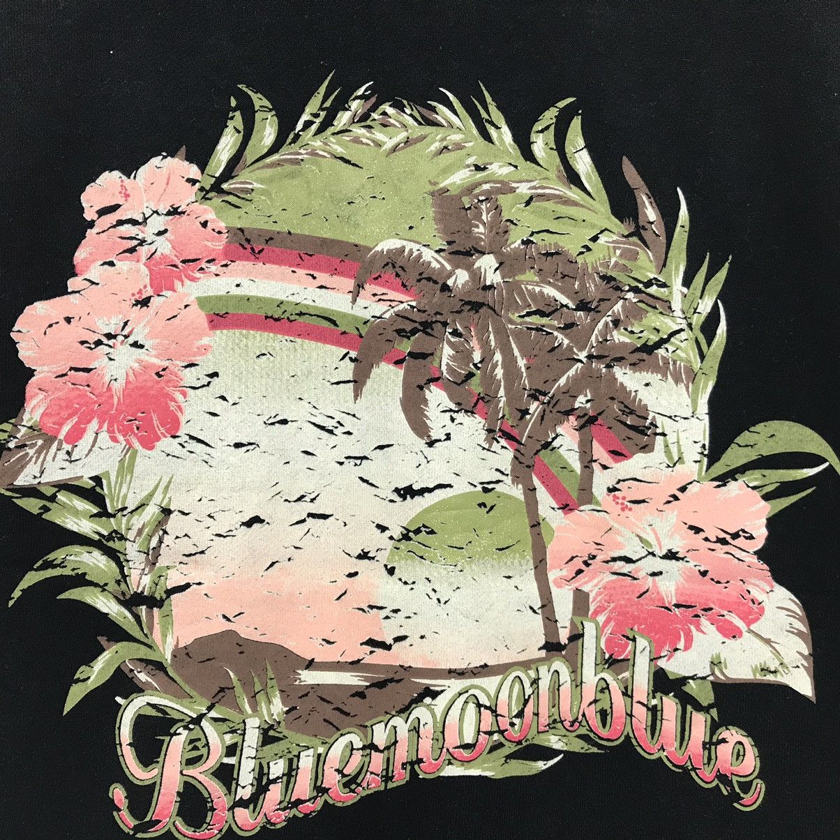 Japanese Brand Vintage Blue Moon Blue Surf Hawaii Design Sweatshirt Size US S / EU 44-46 / 1 - 5 Thumbnail