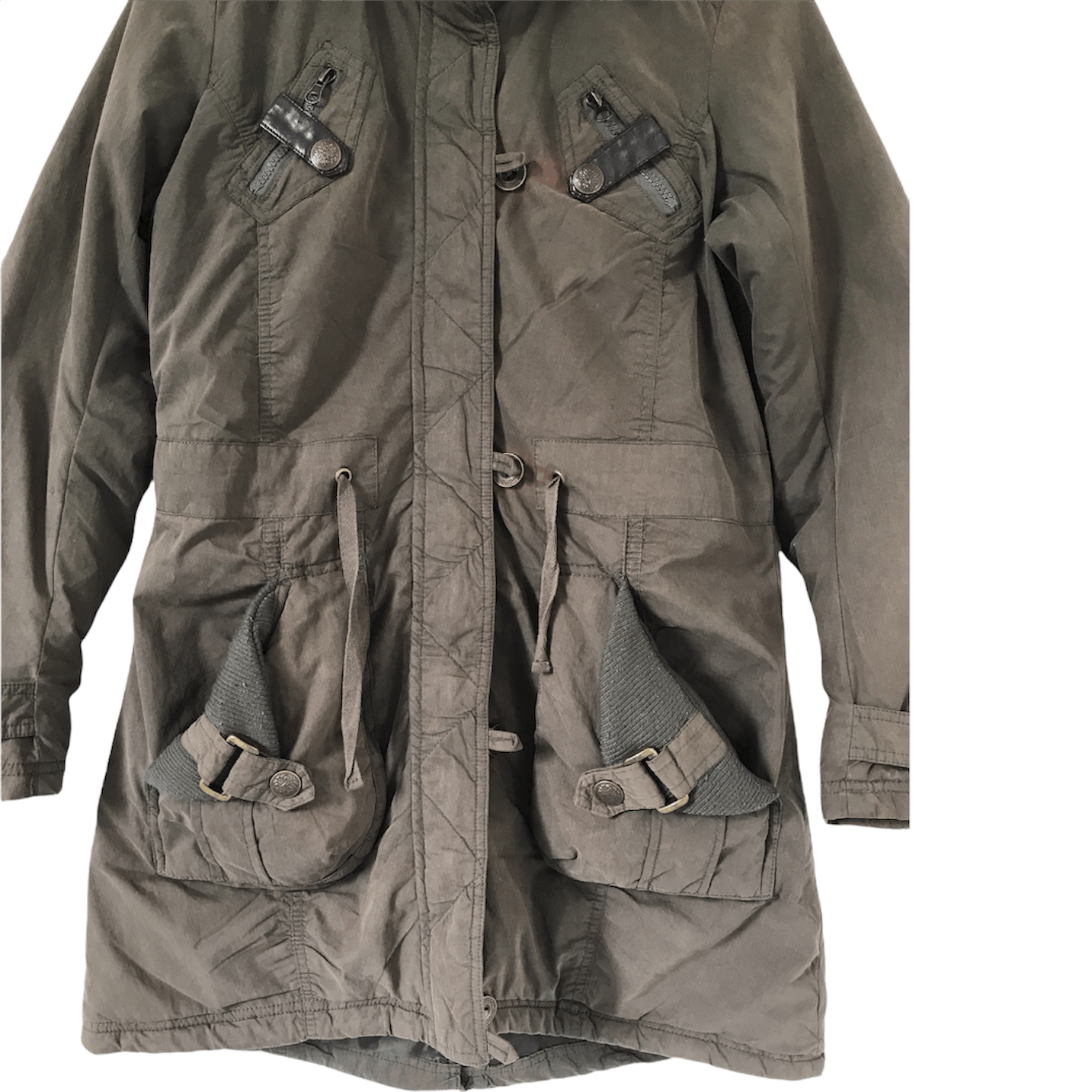 Japanese Brand × Vintage 90ans Quatre Vinght Dixans Military Parkas Jacket Size US L / EU 52-54 / 3 - 4 Thumbnail
