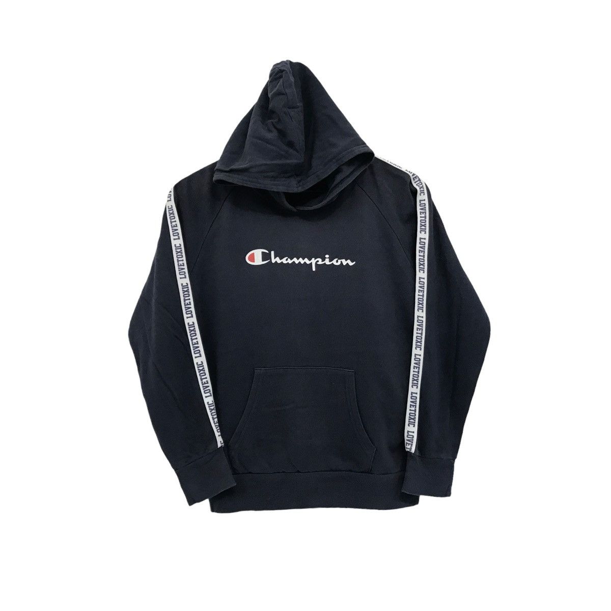 Champion × Japanese Brand Vintage Champion Sidetape Hoodies Sweatshirt Pullover Jumper Size US M / EU 48-50 / 2 - 1 Thumbnail