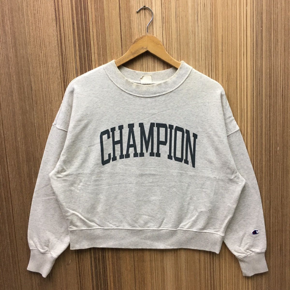 Champion Japanese Brand Vintage Vintage Champion Big Logo Sweatshirt Grailed