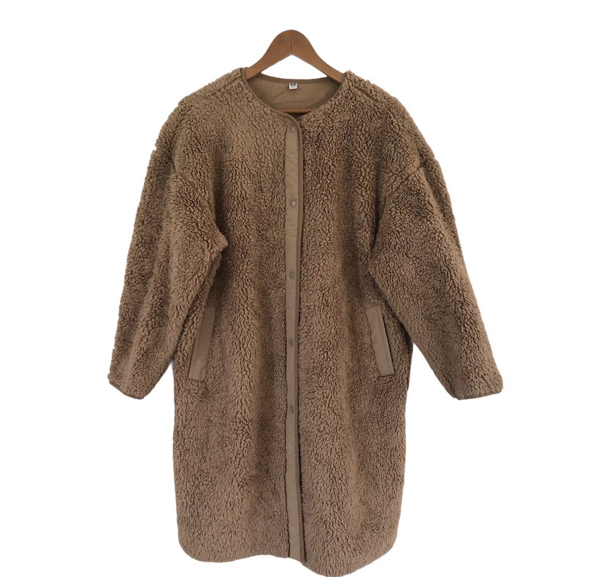 Japanese Brand × Uniqlo × Vintage Uniqlo Fleece Long Cardigan Size US XL / EU 56 / 4 - 1 Thumbnail