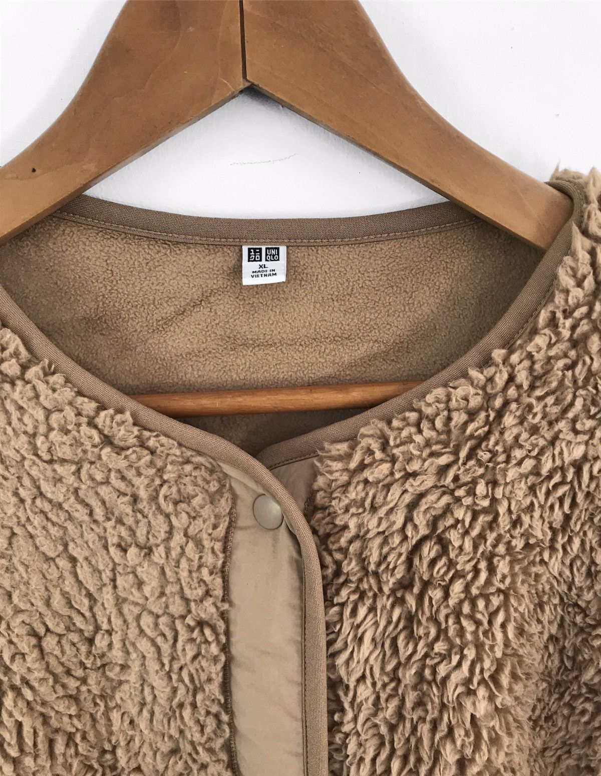 Japanese Brand × Uniqlo × Vintage Uniqlo Fleece Long Cardigan Size US XL / EU 56 / 4 - 4 Thumbnail