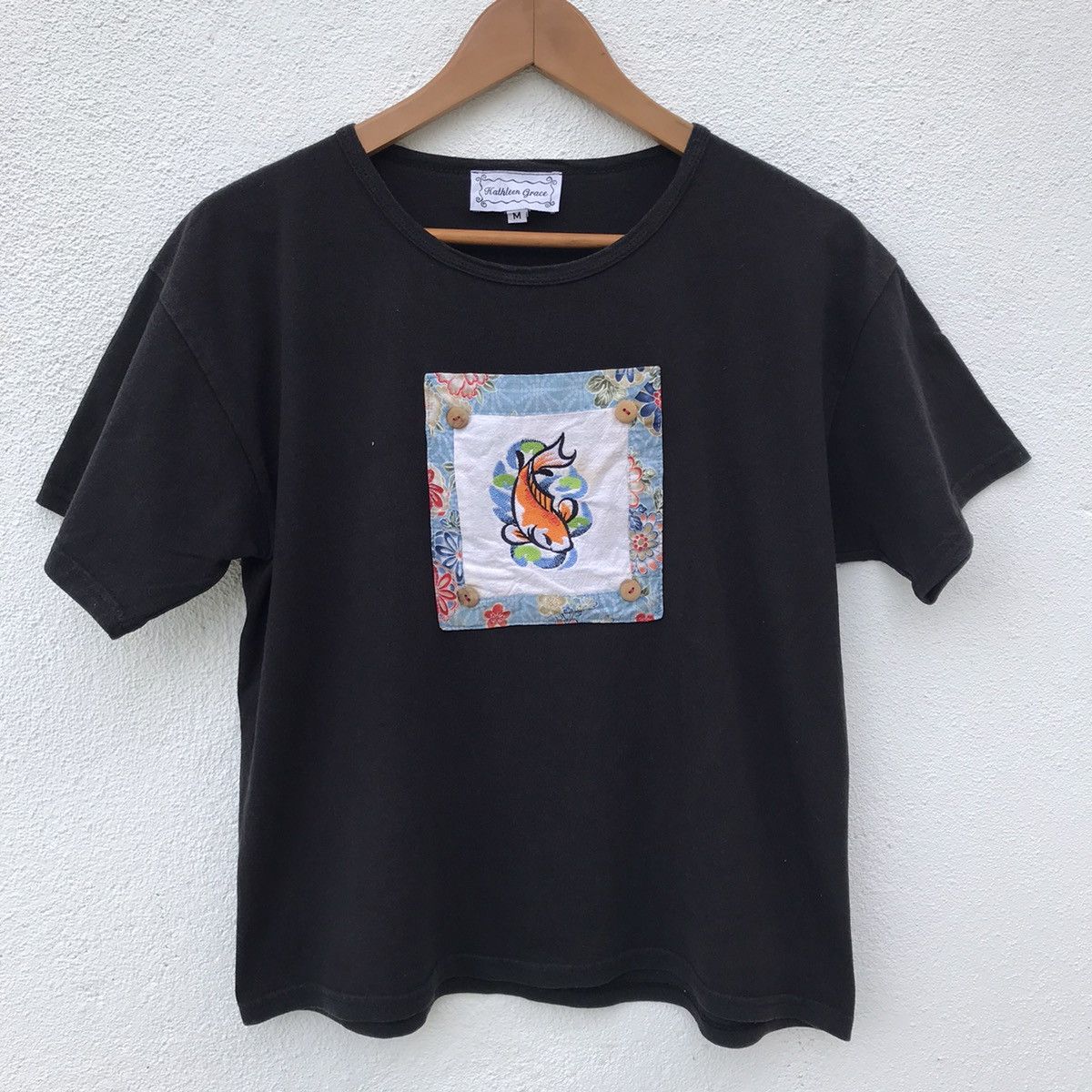 Sukajan Fish Koi Custom T Shirt Single Pocket