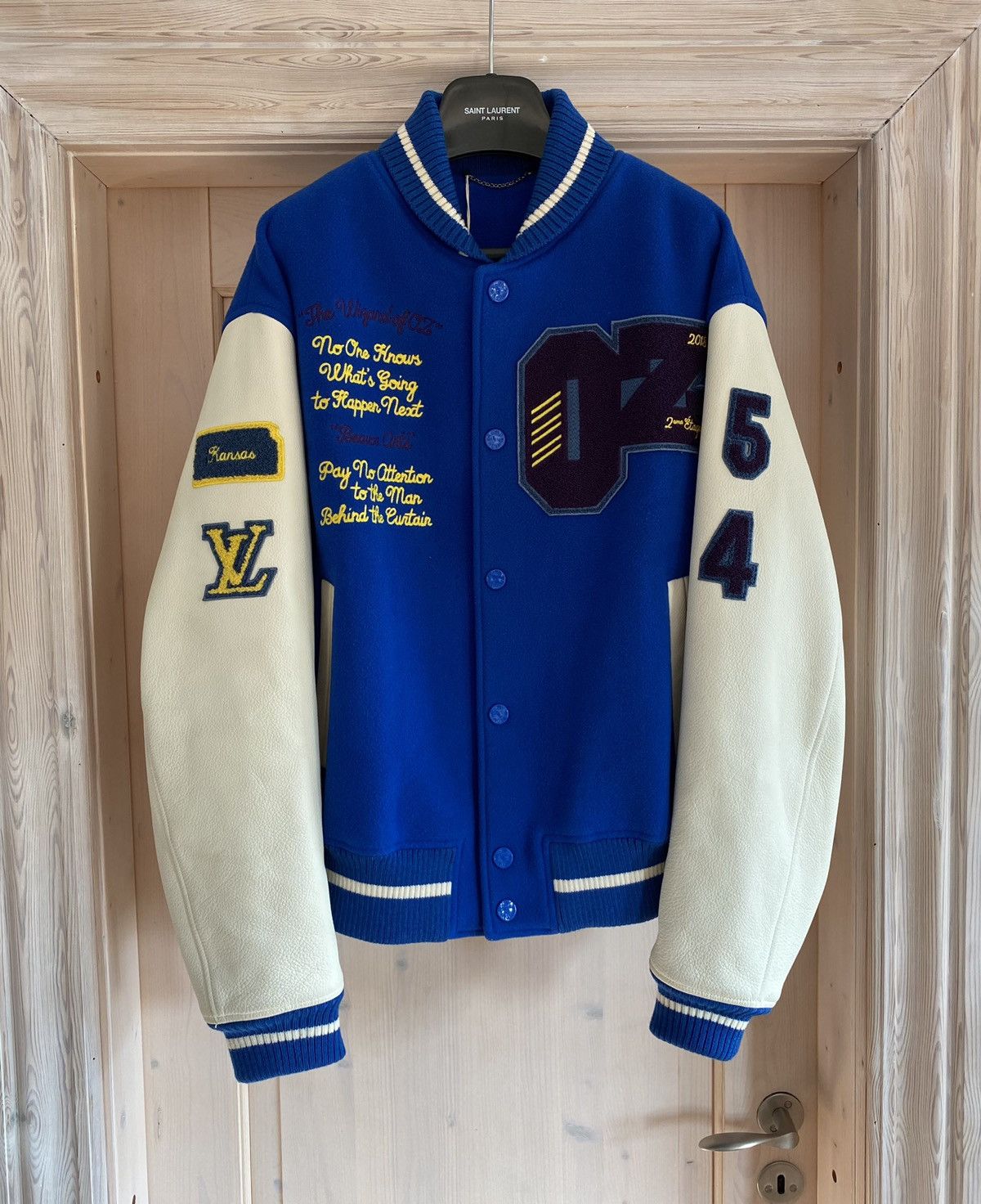 Louis Vuitton Virgil Abloh Wizard of Oz Varsity Jacket