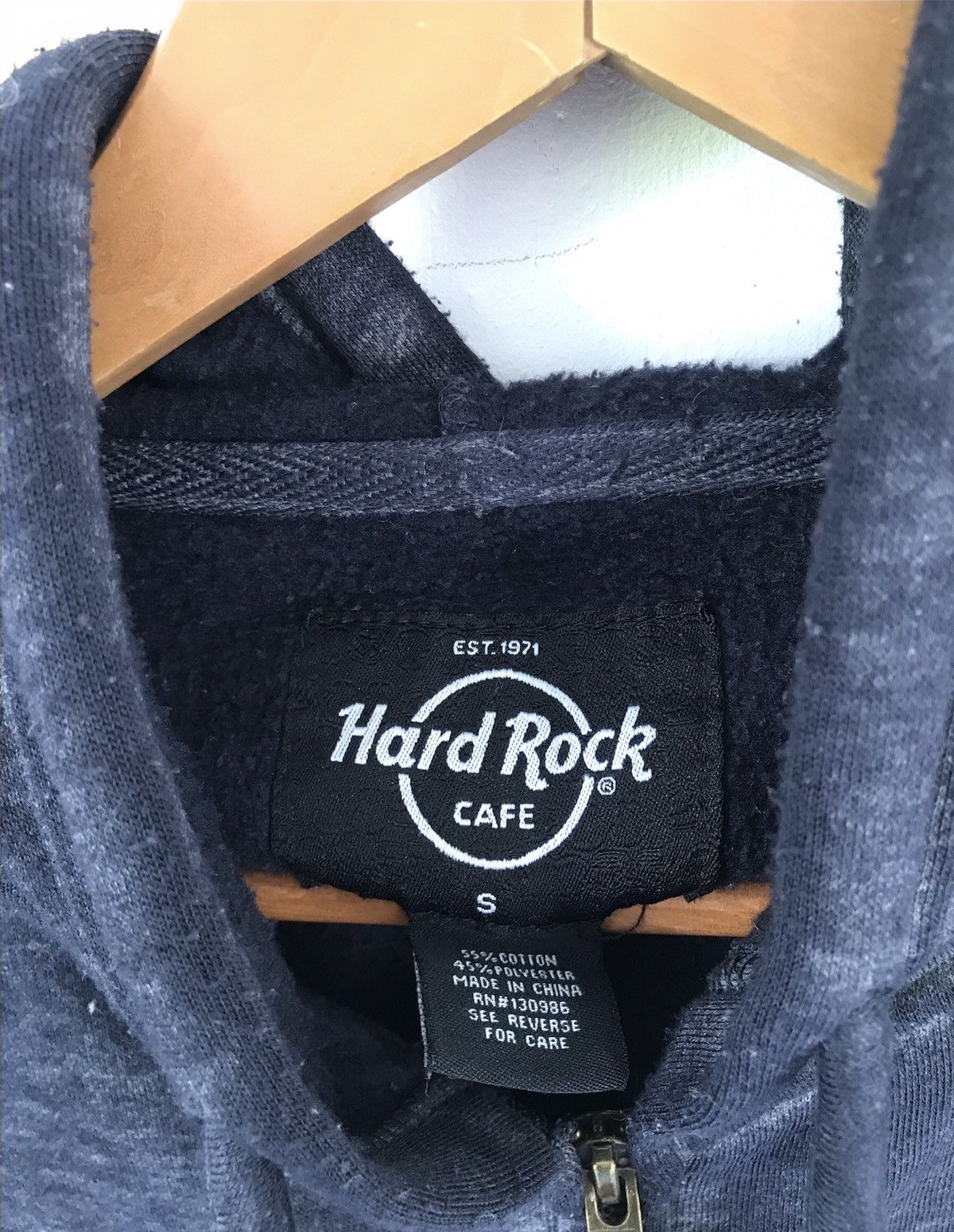 Hard Rock Cafe × Vintage Hard Rock Cafe Vintage Hoodie Zip Up Jacket Size US S / EU 44-46 / 1 - 4 Thumbnail