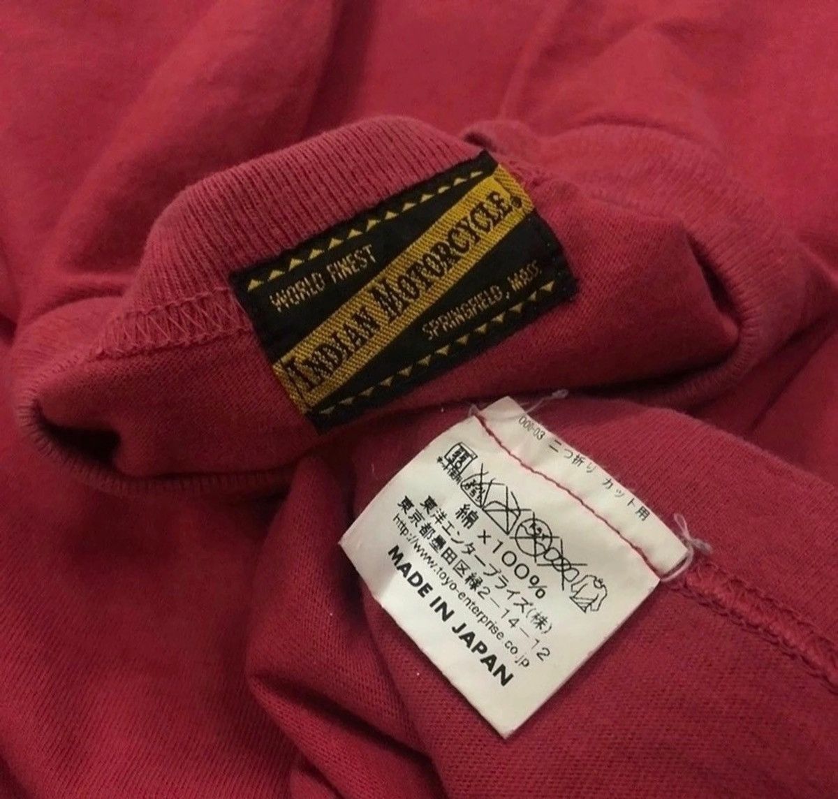 Indian Motorcycle Indian motorcycle tshirt japanese brand Size US M / EU 48-50 / 2 - 3 Thumbnail