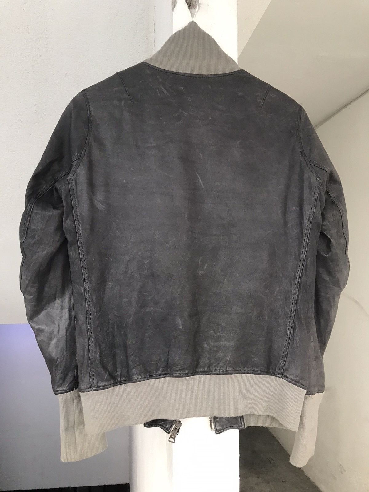 20471120 Vintage Sisii leather Bomber Jacket A5 Size US S / EU 44-46 / 1 - 16 Thumbnail