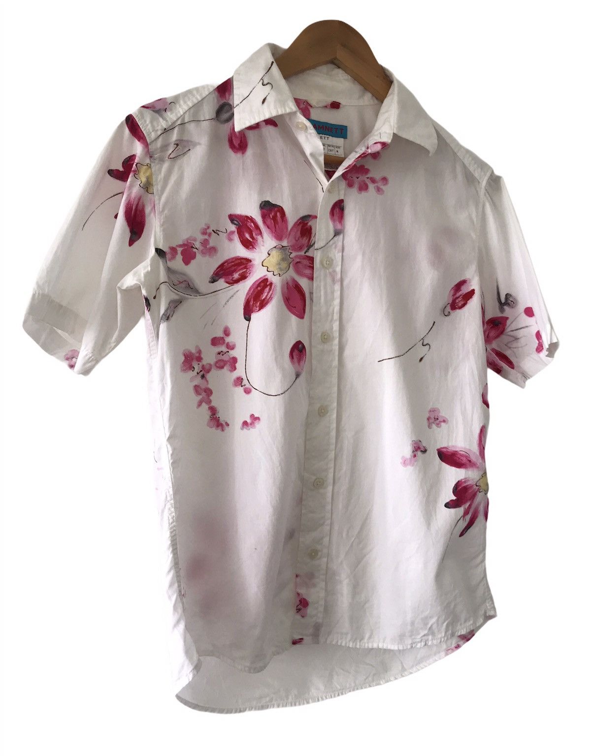 Katharine Hamnett London Vintage pink flower button up From Hamnet Size US S / EU 44-46 / 1 - 4 Thumbnail