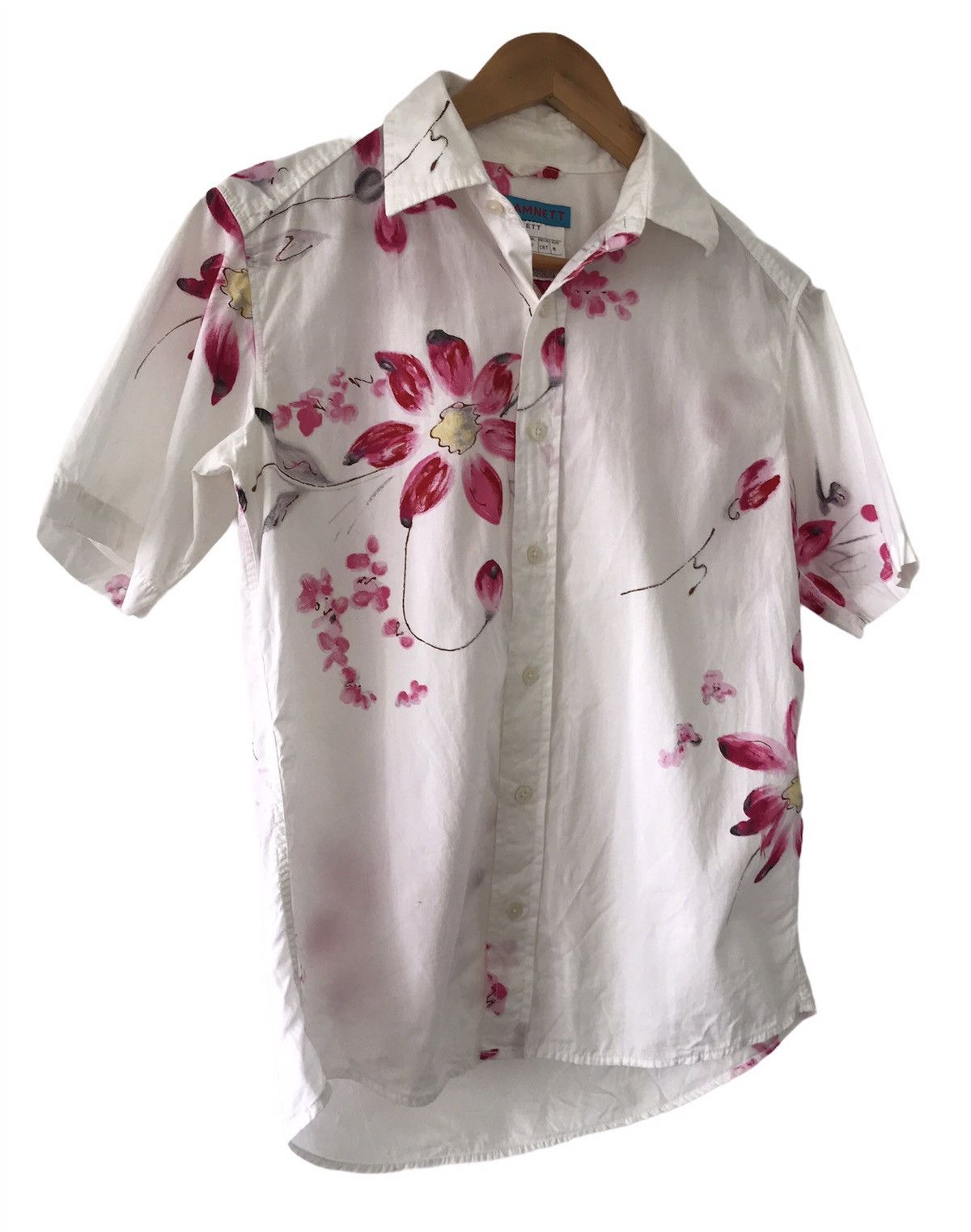 Katharine Hamnett London Vintage pink flower button up From Hamnet Size US S / EU 44-46 / 1 - 3 Thumbnail