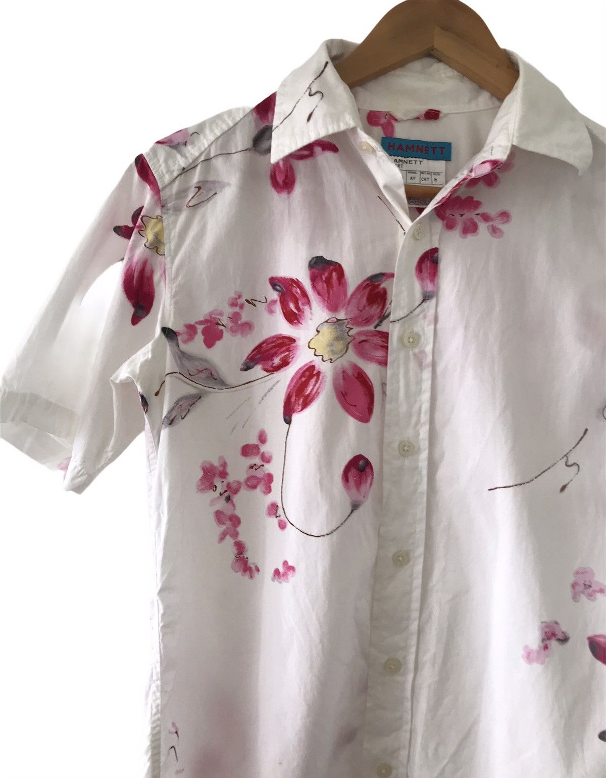 Katharine Hamnett London Vintage pink flower button up From Hamnet Size US S / EU 44-46 / 1 - 5 Thumbnail
