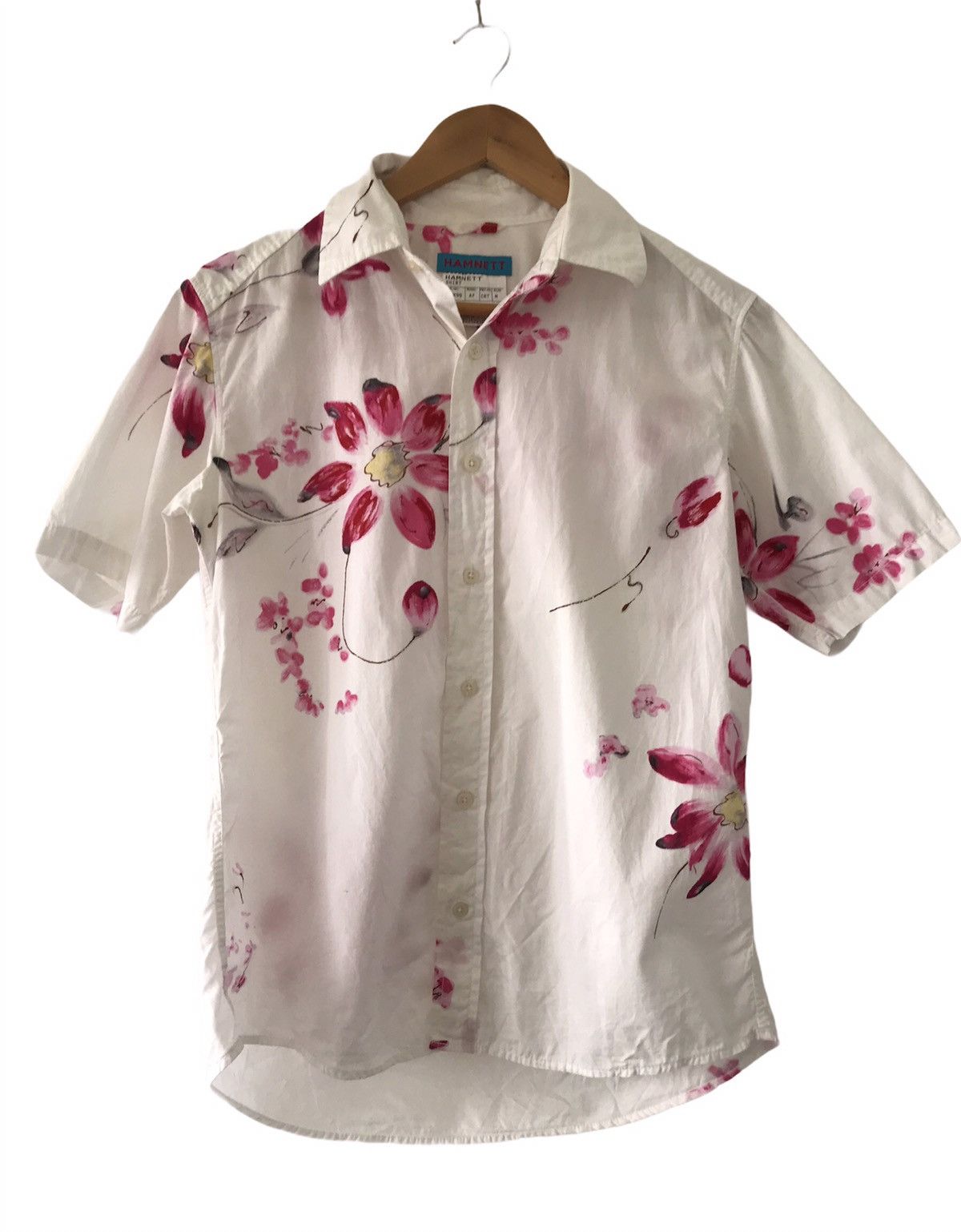 Katharine Hamnett London Vintage pink flower button up From Hamnet Size US S / EU 44-46 / 1 - 2 Thumbnail