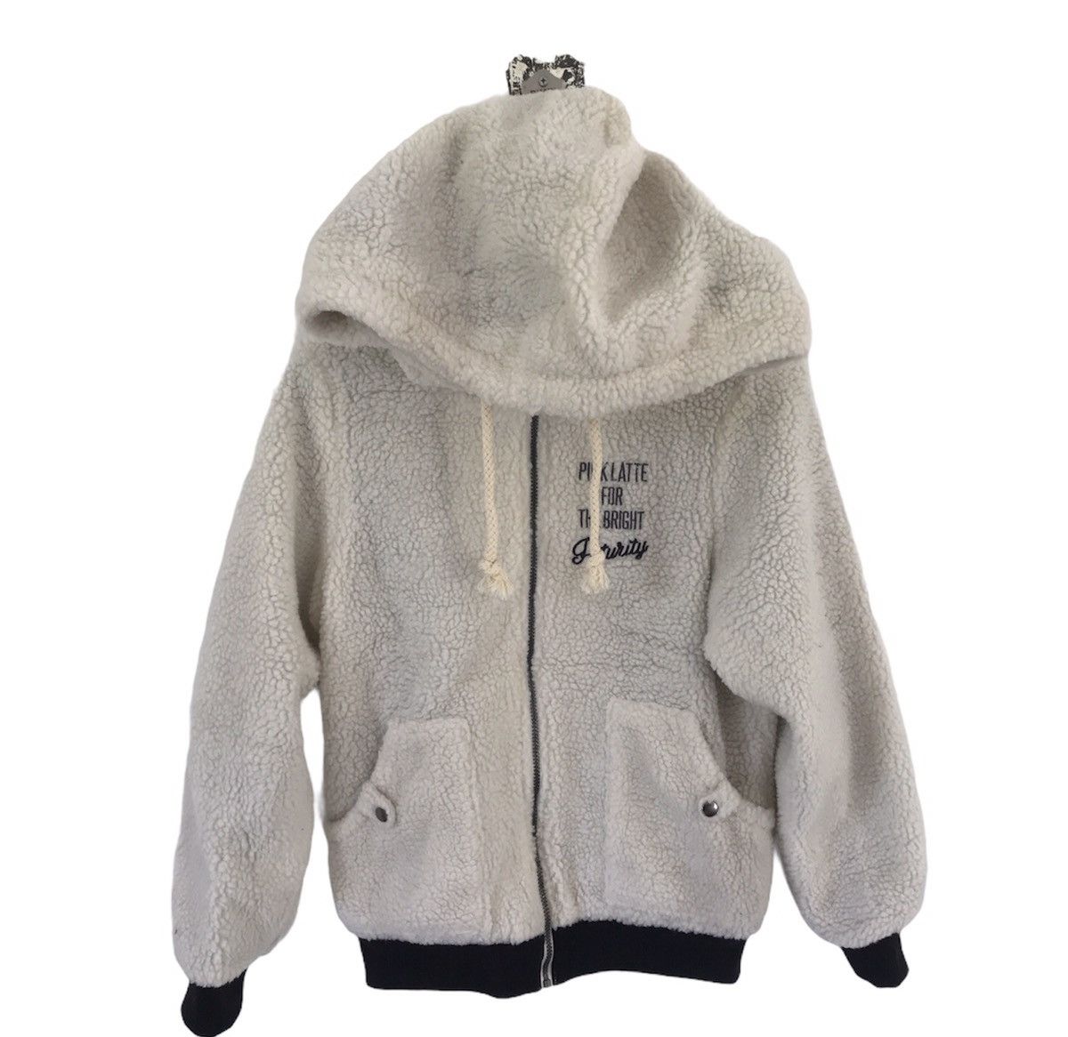 Japanese Brand × Uniqlo Pink Klatte Fleece Hoodie Zipper Jacket Size US M / EU 48-50 / 2 - 1 Thumbnail