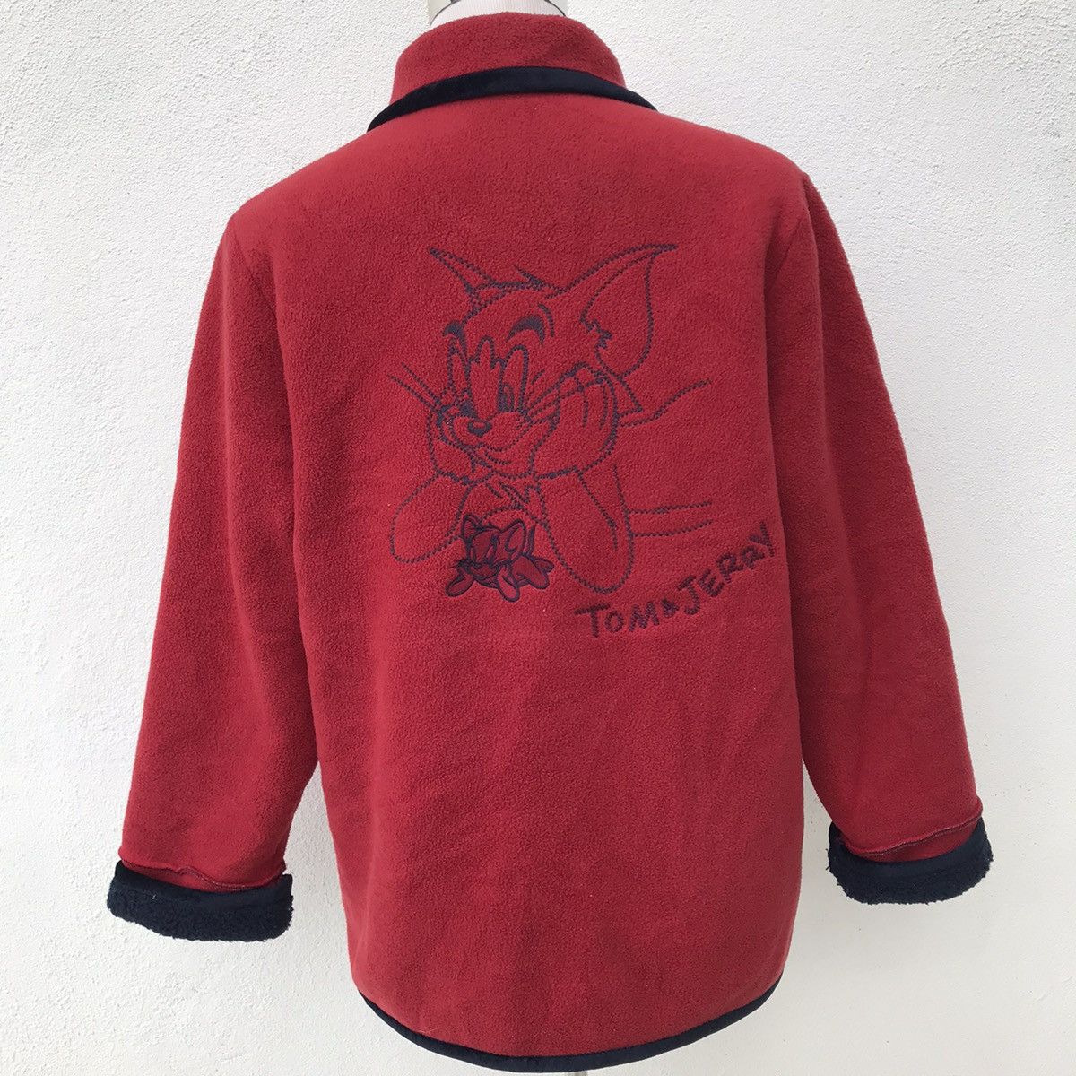 Cartoon Network × Japanese Brand × Vintage Vintage Tom & Jerry Big Logo Fleece Jacket Size US L / EU 52-54 / 3 - 1 Thumbnail