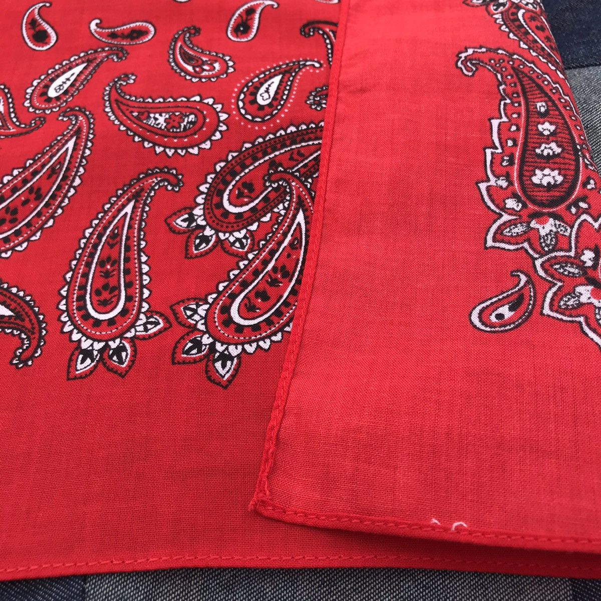 Japanese Brand × Vintage Vintage Bandana Paisley Hankerchief Size ONE SIZE - 4 Thumbnail