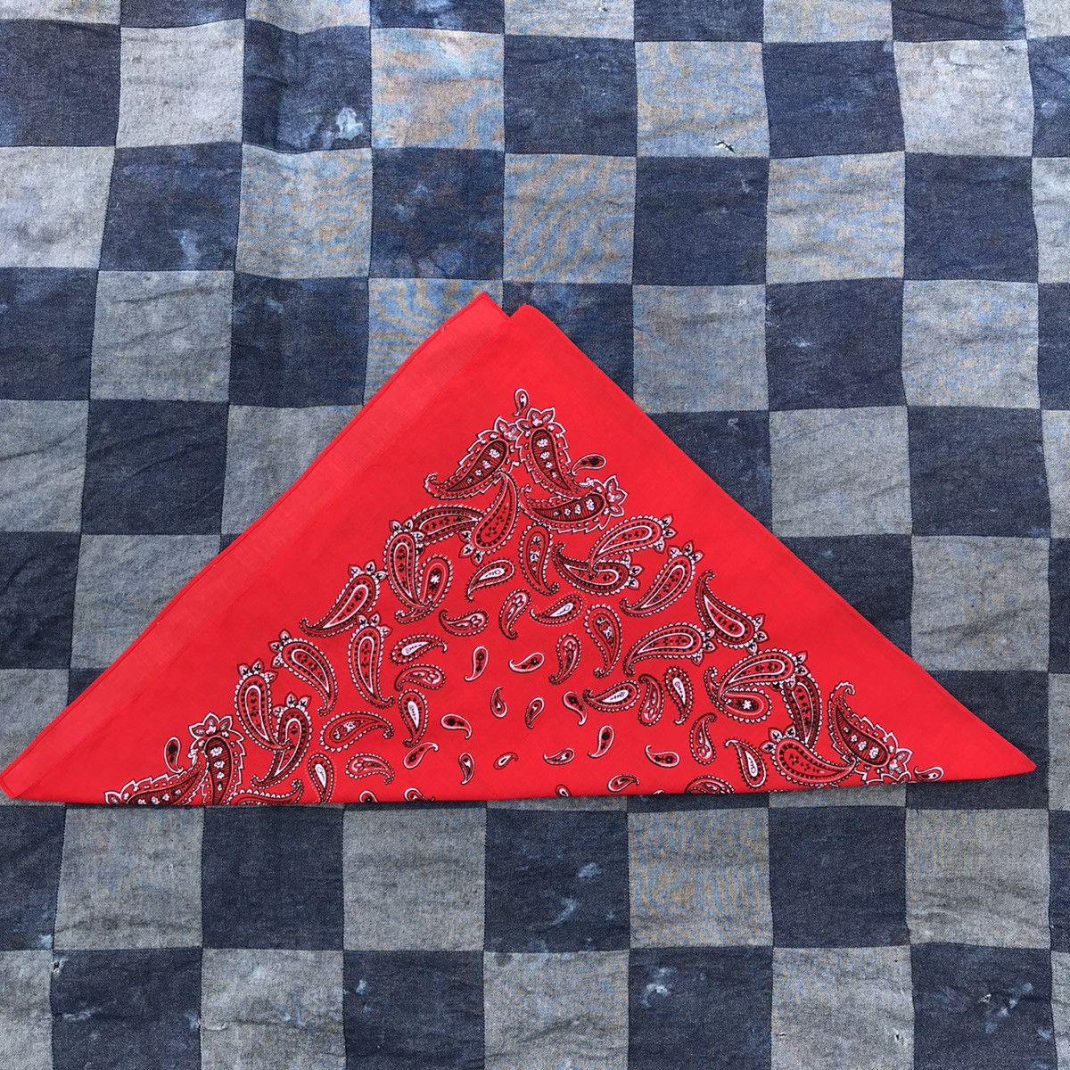 Japanese Brand × Vintage Vintage Bandana Paisley Hankerchief Size ONE SIZE - 3 Thumbnail