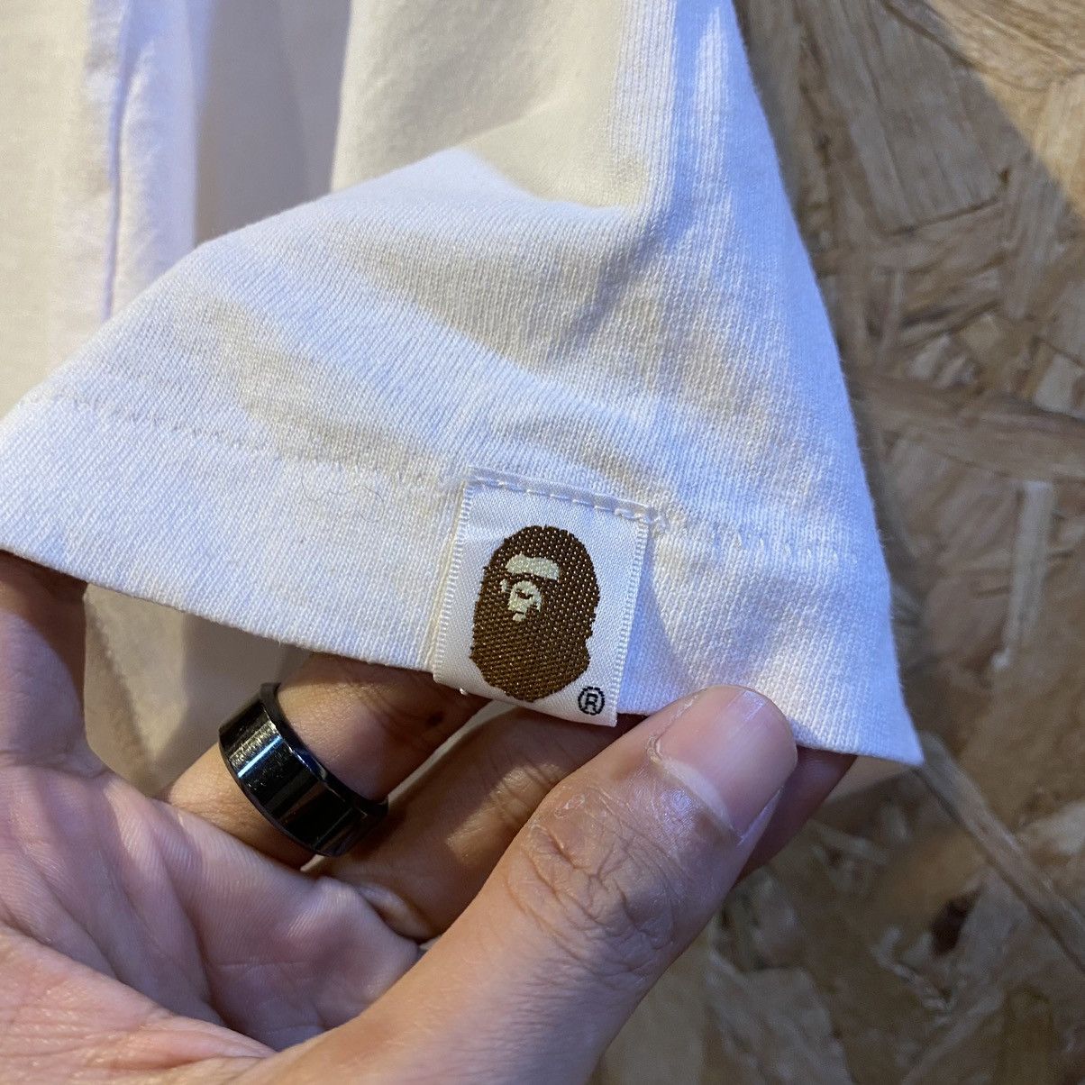Bape A Bathing Ape Spellout Baby Milo T-Shirt Size US L / EU 52-54 / 3 - 4 Thumbnail