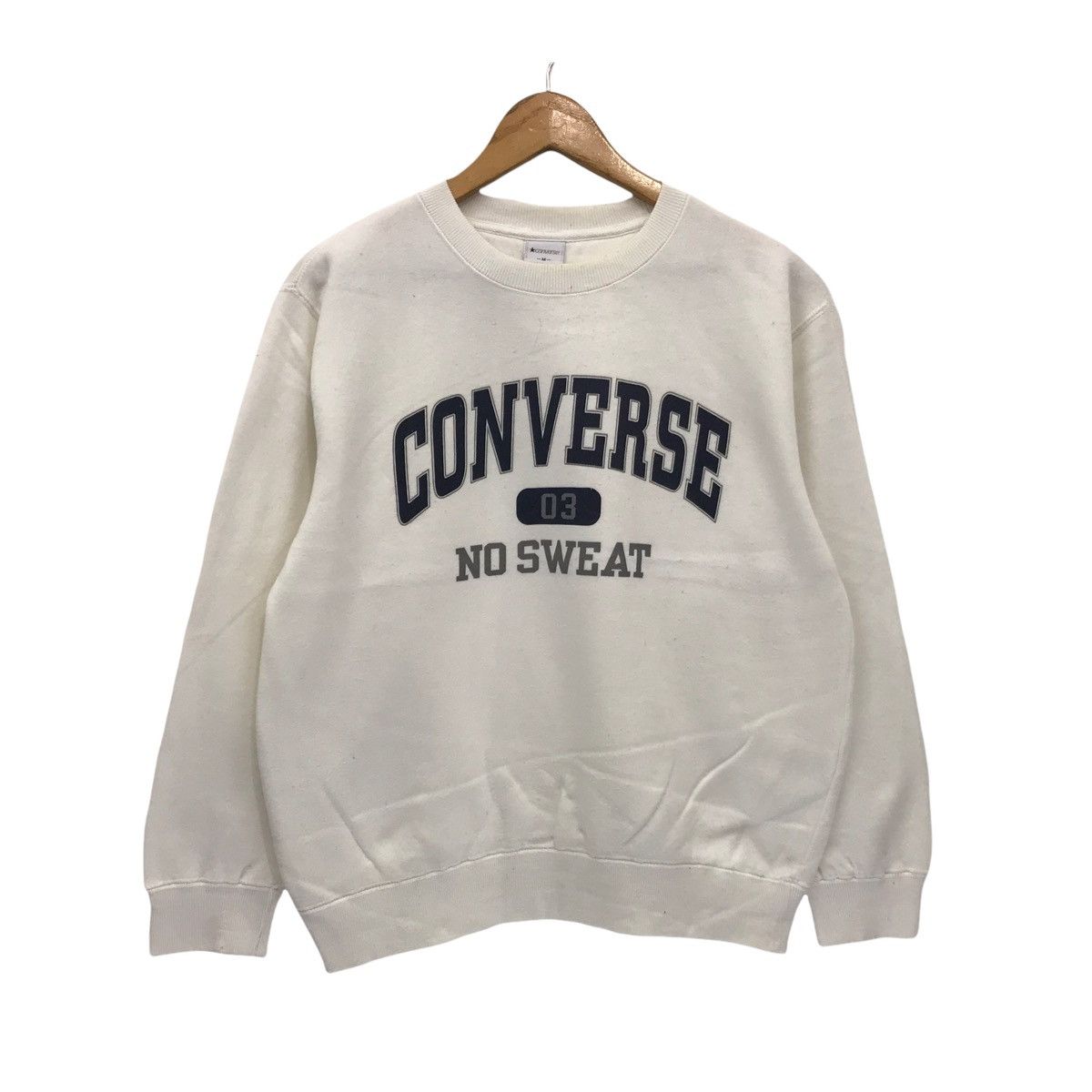Converse × Vintage Vintage Converse Big Logo Sweatshirt Size US M / EU 48-50 / 2 - 1 Thumbnail