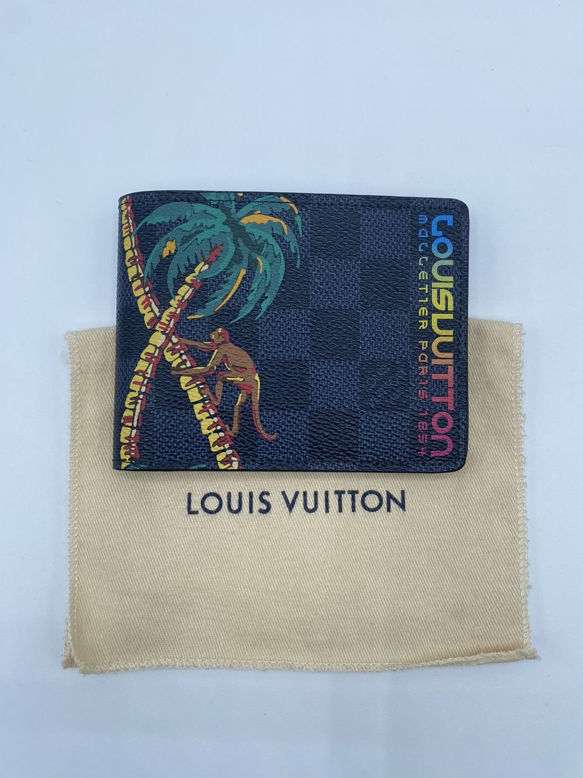 Louis Vuitton Louis Vuitton Black Damier Jungle Wallet Size ONE SIZE - 1 Thumbnail