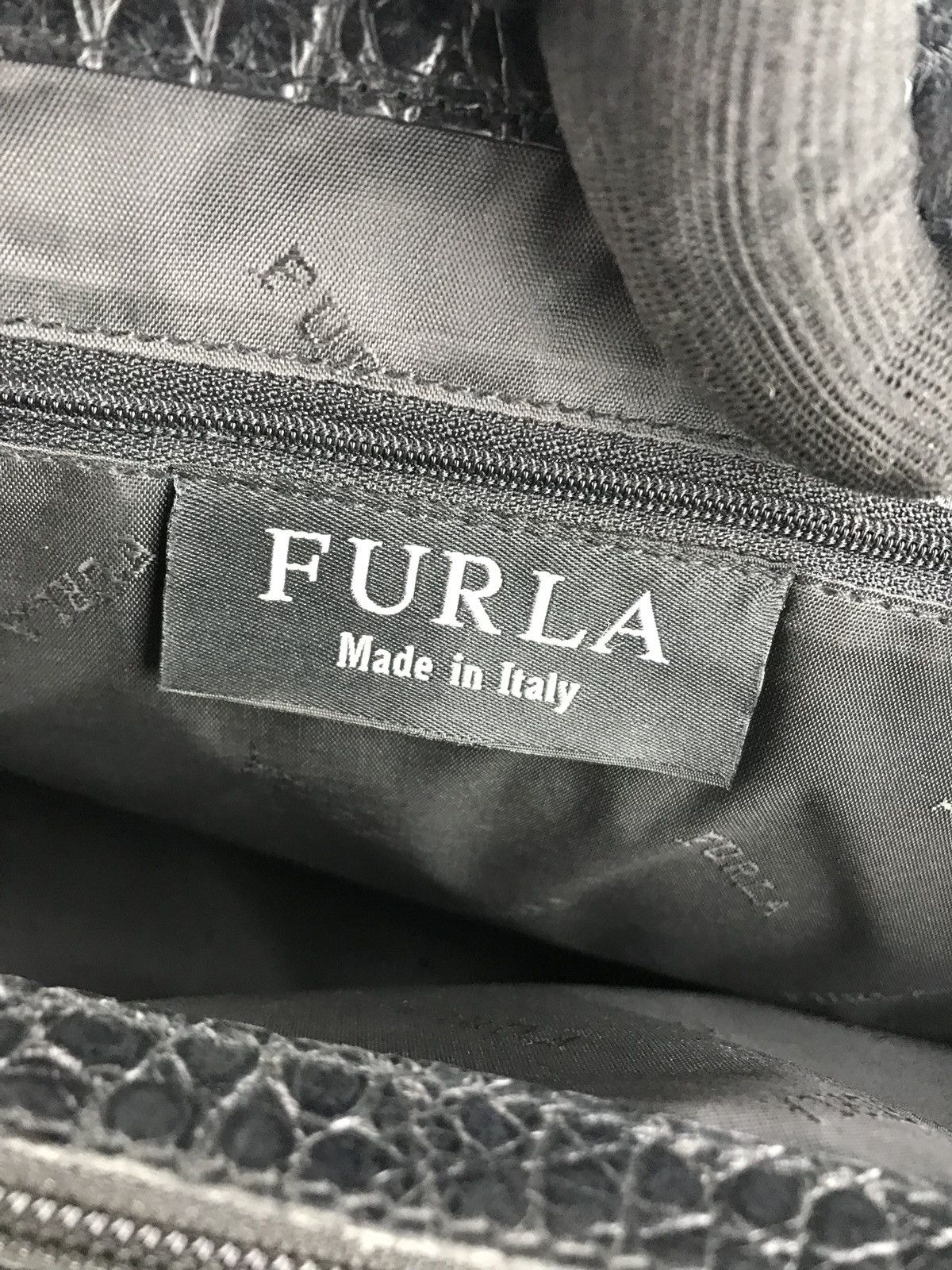 Furla Furla italy Crocodile Embossed Leather Two way Size ONE SIZE - 21 Thumbnail