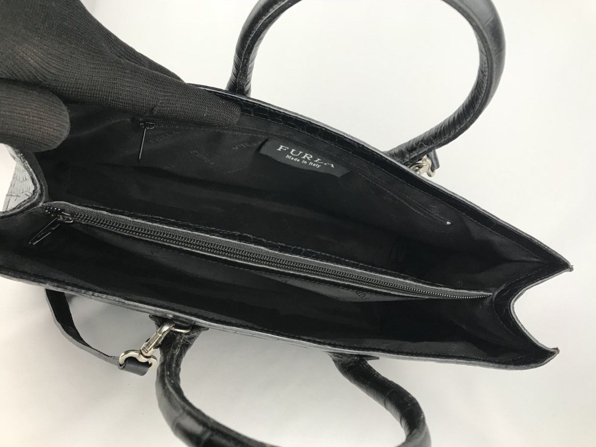 Furla Furla italy Crocodile Embossed Leather Two way Size ONE SIZE - 18 Thumbnail