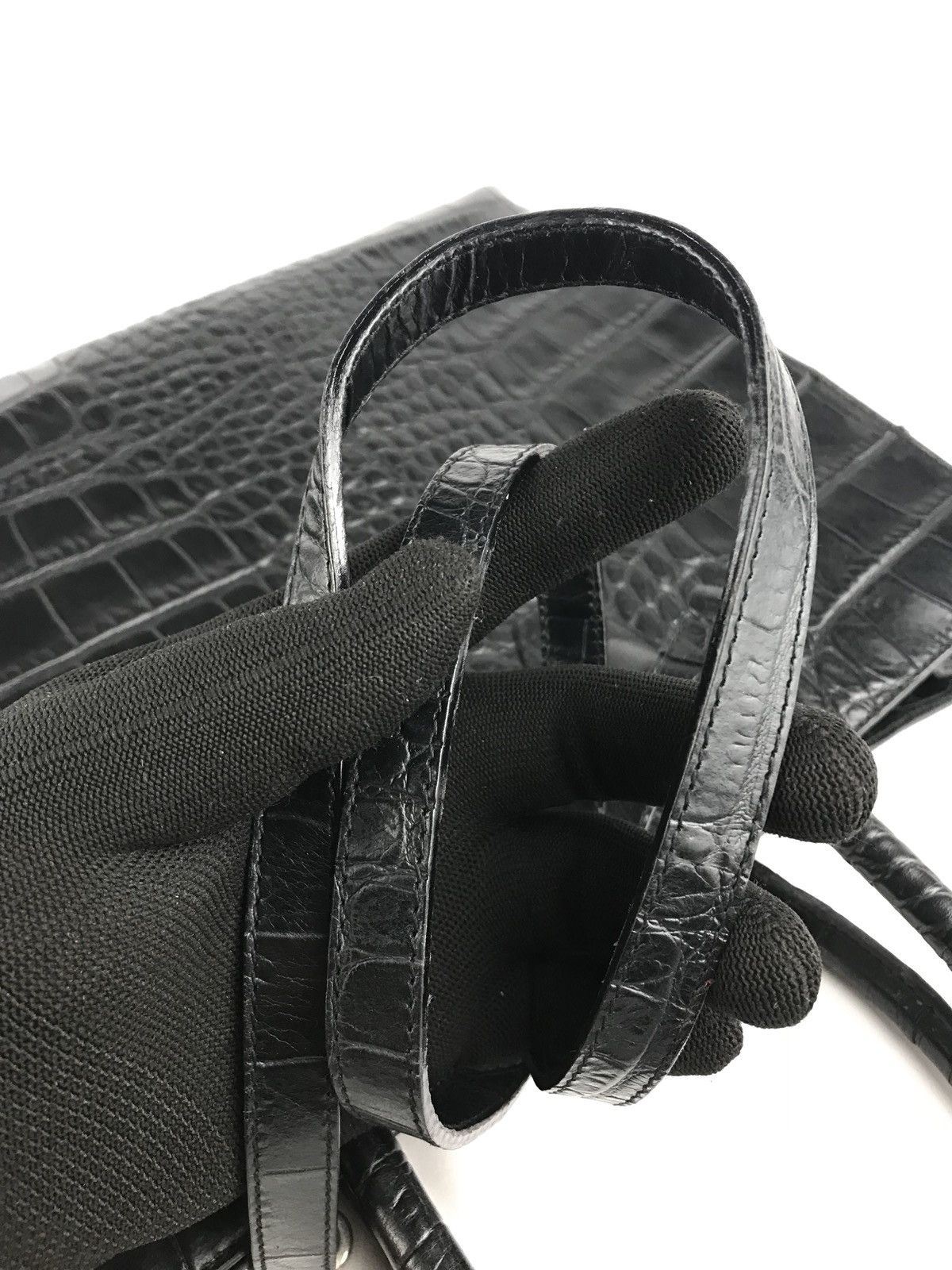 Furla Furla italy Crocodile Embossed Leather Two way Size ONE SIZE - 17 Thumbnail