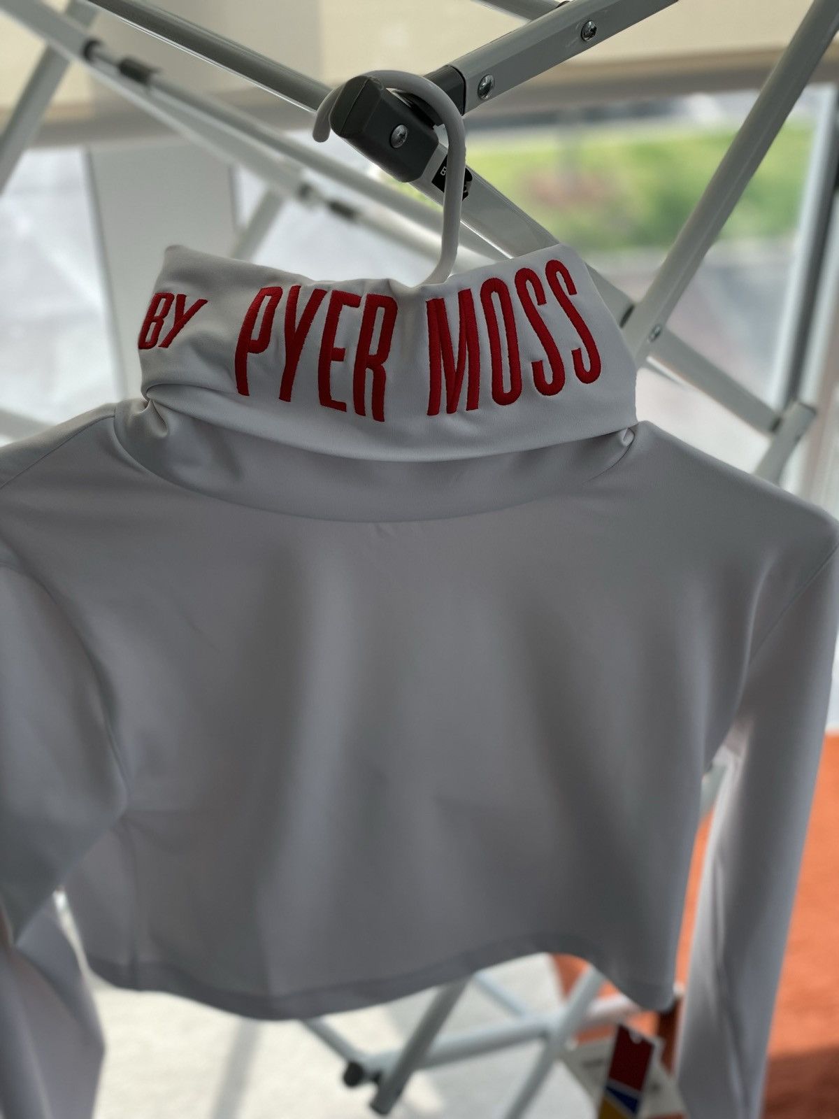 Pyer Moss PYER MOSS REEBOK Collection 3 Turtleneck crop top medium NWT Size M / US 6-8 / IT 42-44 - 1 Thumbnail