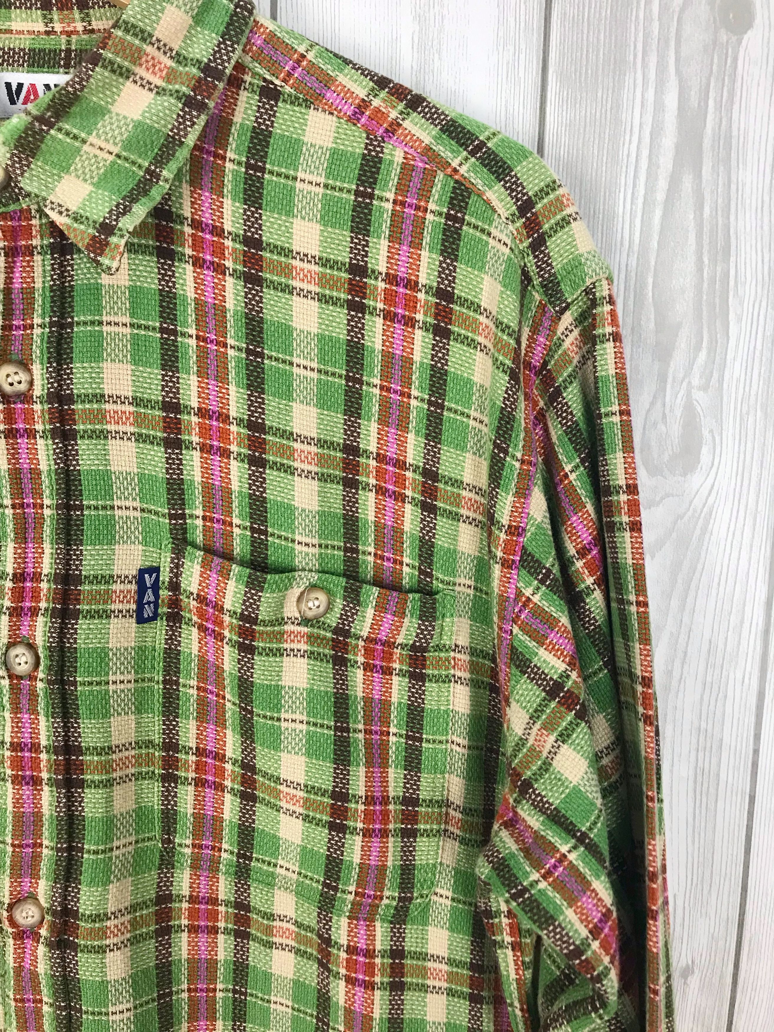 Van VAN JAC Checkered Flannel Shirt Size US L / EU 52-54 / 3 - 6 Thumbnail