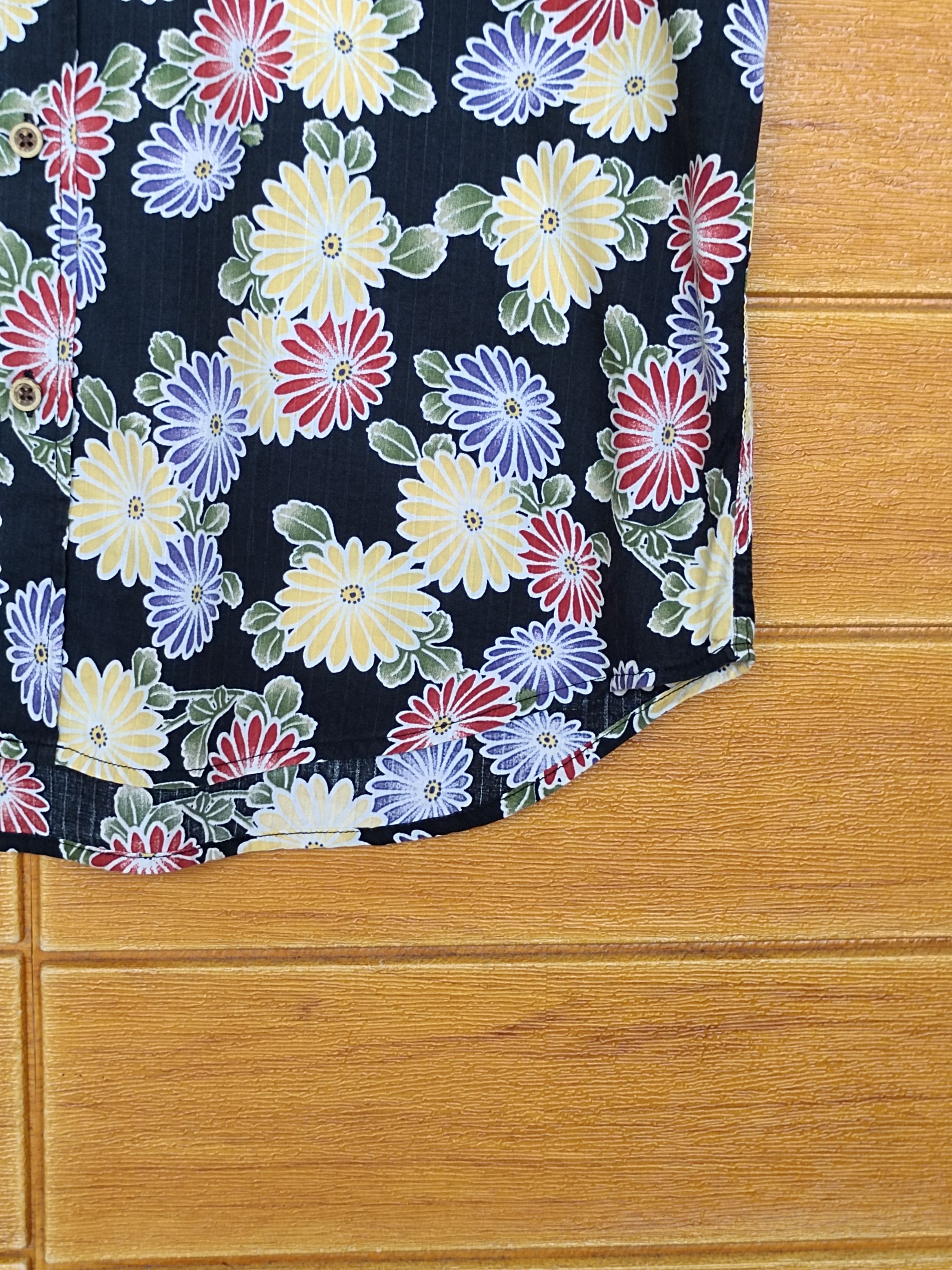 Japanese Brand Vintage Japanese Hawaiian SEAHOP Sakura Blossom Print Shirt Size US M / EU 48-50 / 2 - 6 Thumbnail