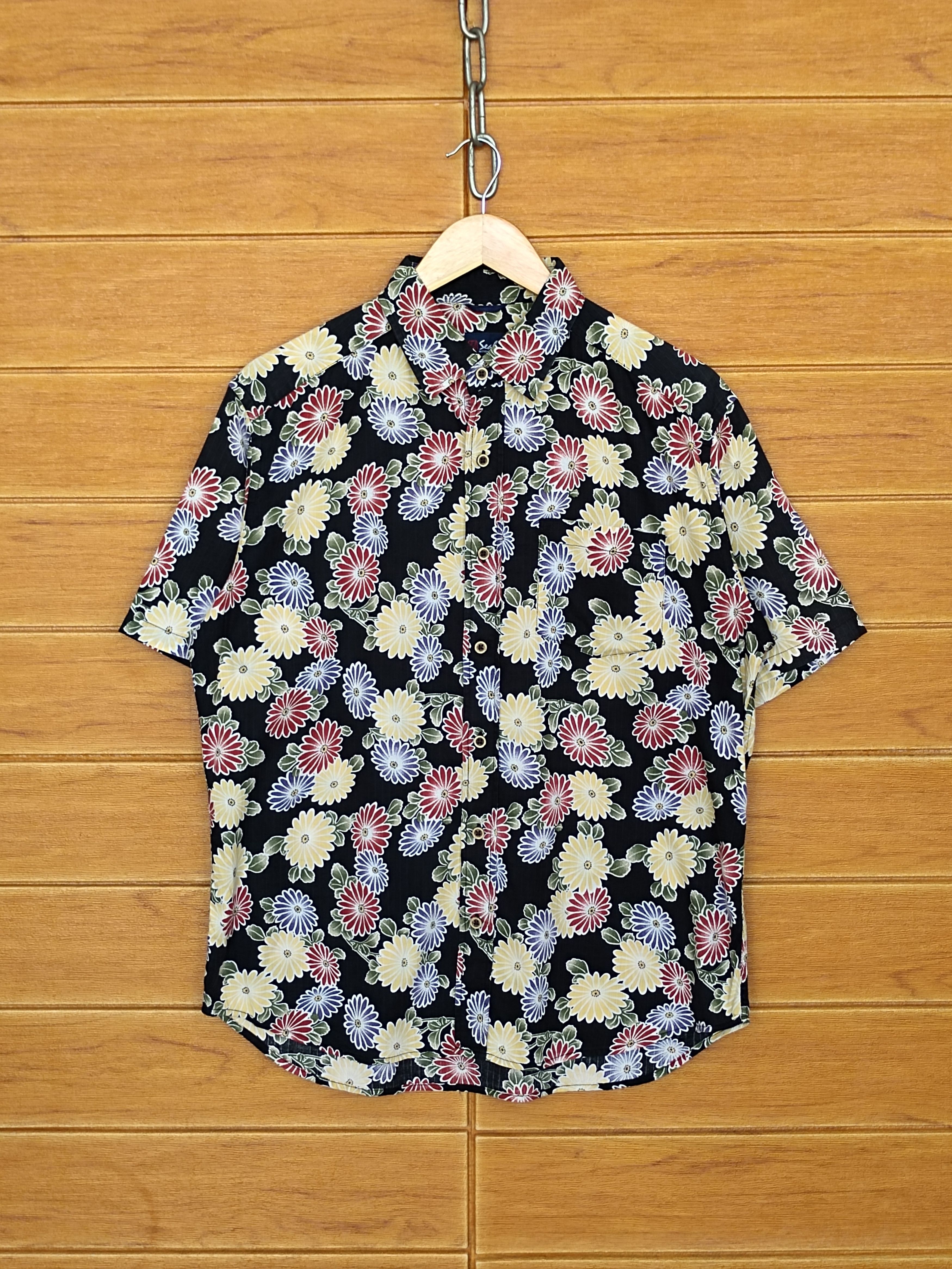 Japanese Brand Vintage Japanese Hawaiian SEAHOP Sakura Blossom Print Shirt Size US M / EU 48-50 / 2 - 1 Thumbnail