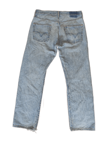 Japanese Brand Distressed Ripped Jeans Size US 34 / EU 50 - 2 Thumbnail