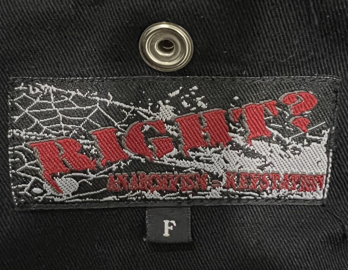 If Six Was Nine RARE Gothic Punk Asymmetrical Trench Coat by RIGHT? – Japan Size M / US 6-8 / IT 42-44 - 11 Thumbnail