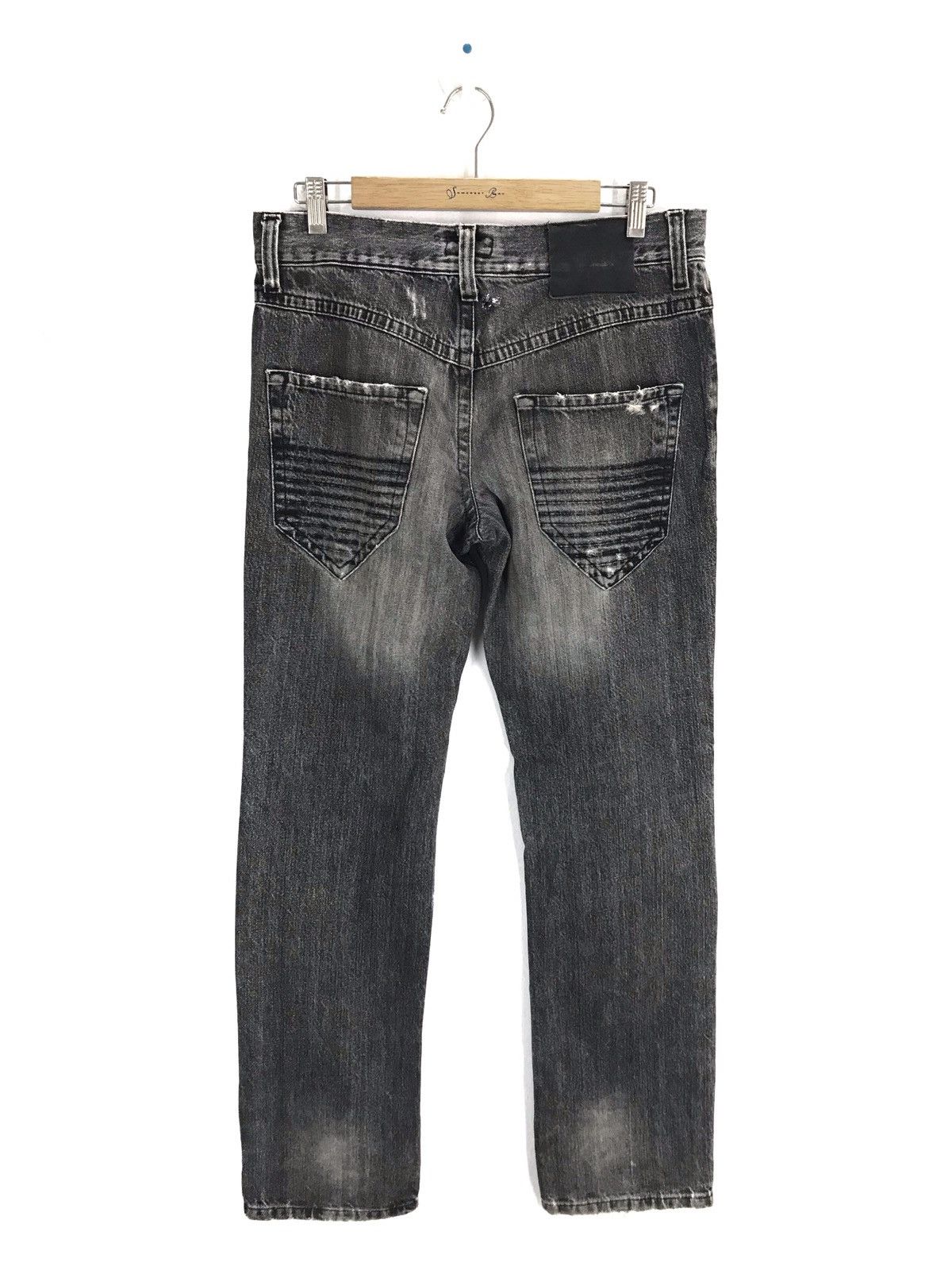 John Richmond Vintage JOHN RICHMOND Italy Ripped Distressed Jeans Size US 32 / EU 48 - 10 Thumbnail