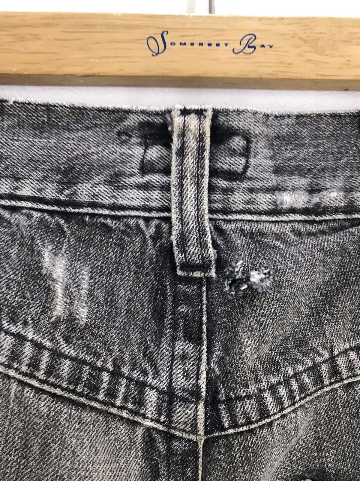 John Richmond Vintage JOHN RICHMOND Italy Ripped Distressed Jeans Size US 32 / EU 48 - 14 Thumbnail