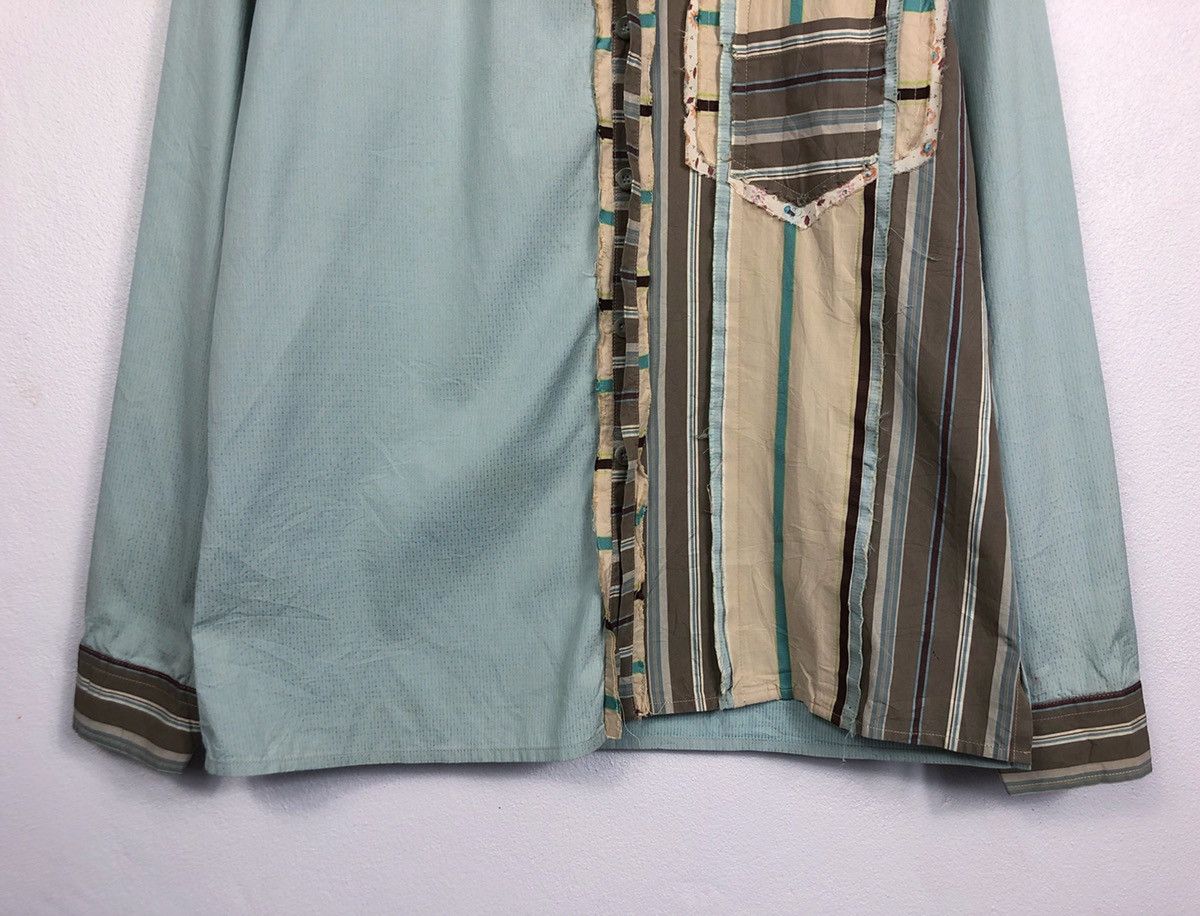 Marithe + Francois Girbaud Vintage Marithe Francois Girbaud Patchwork Button Ups Shirt Size US L / EU 52-54 / 3 - 5 Thumbnail