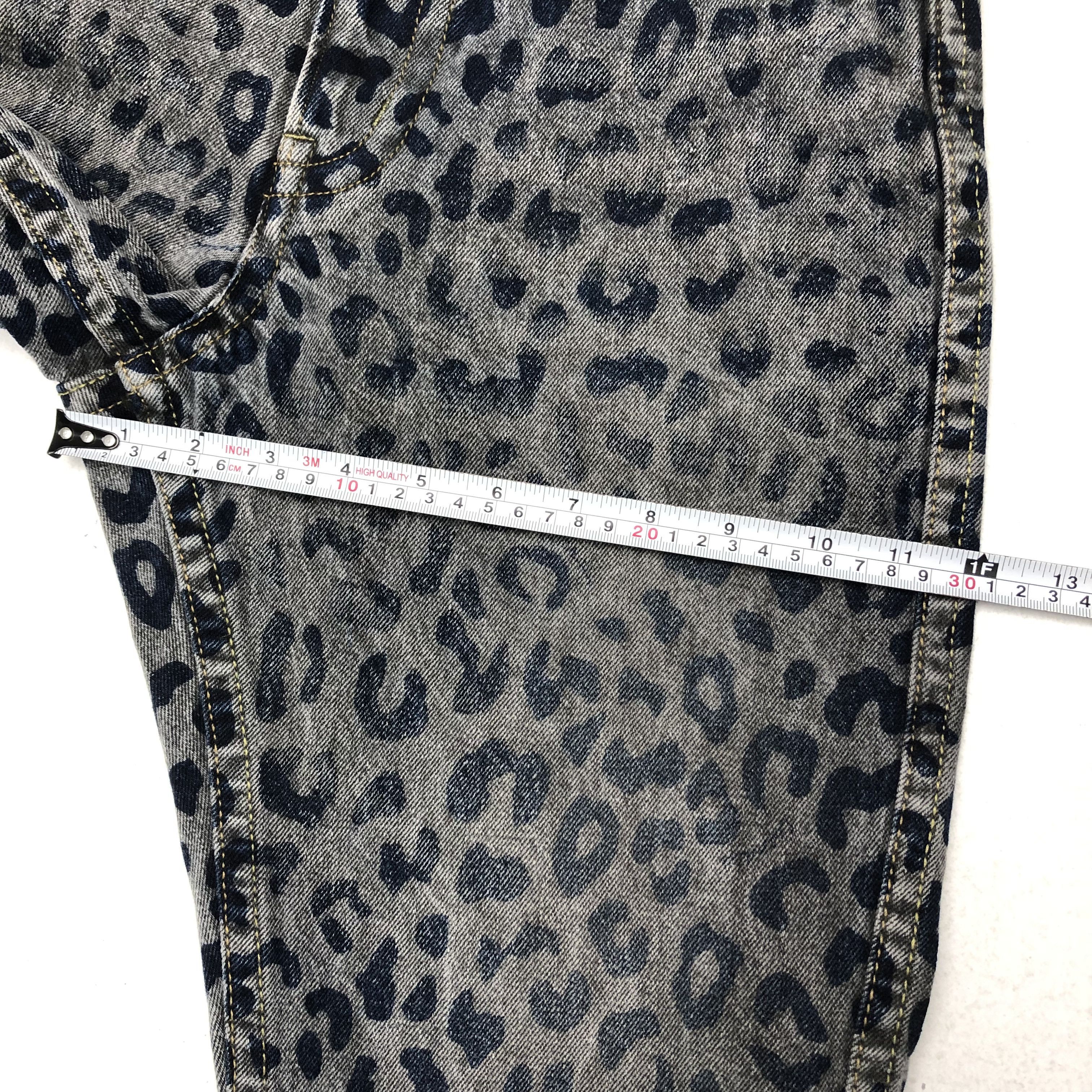 Japanese Brand Vintage Co & Lu Leoped Like Hysteric Style Denim Jeans Size US 31 - 15 Thumbnail