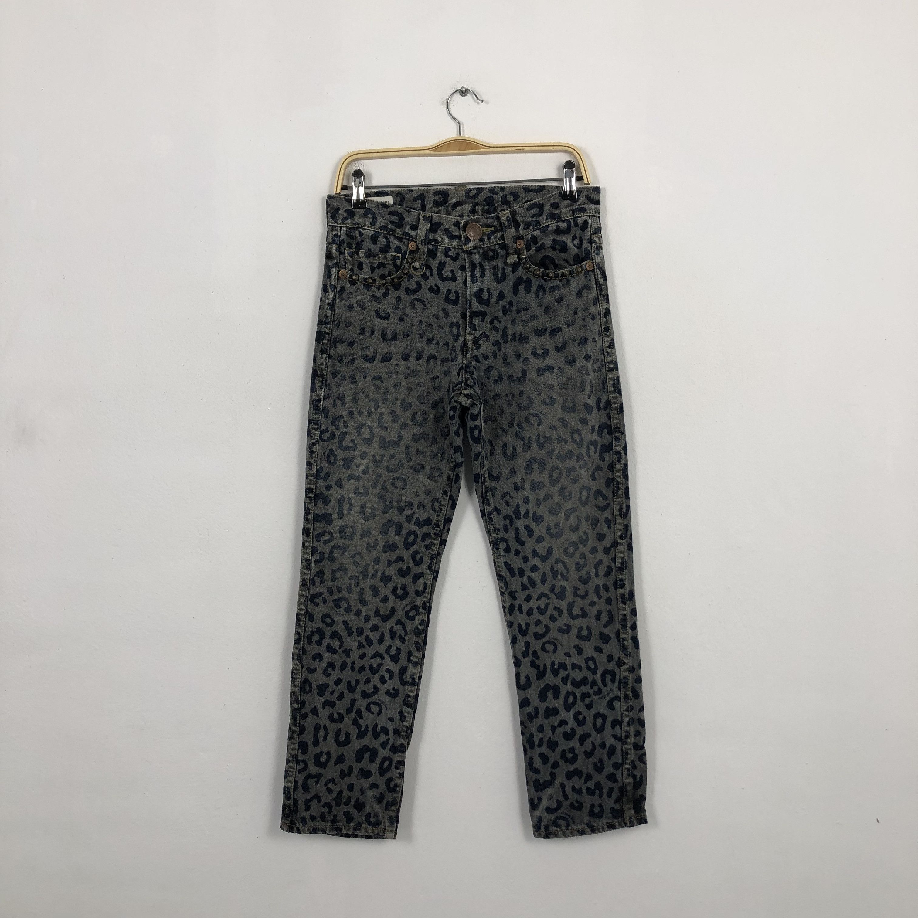 Japanese Brand Vintage Co & Lu Leoped Like Hysteric Style Denim Jeans Size US 31 - 1 Thumbnail